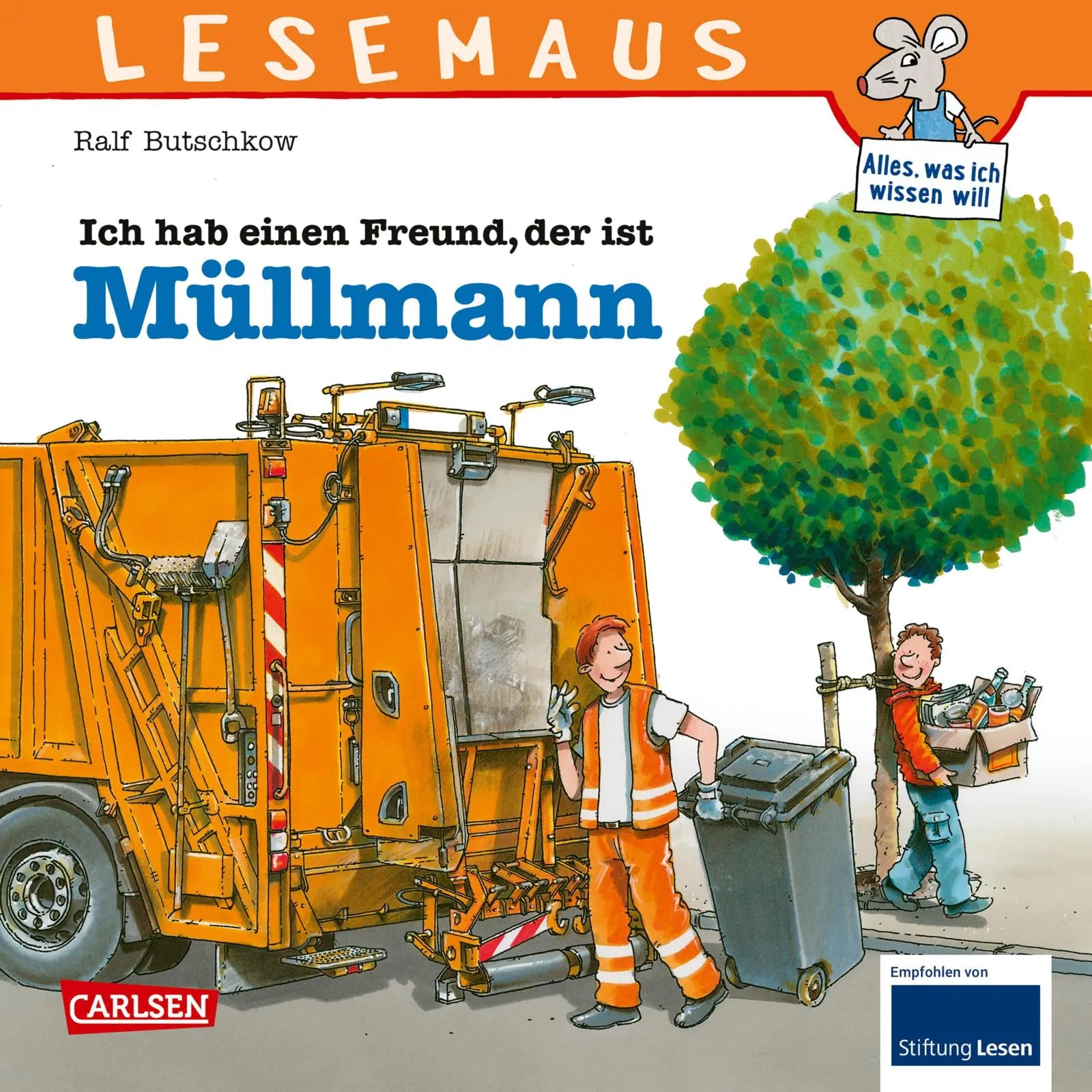 Buchcover von 'LESEMAUS 106: Ich hab einen Freund, der ist Müllmann' - Taschenbuch von Ralf Butschkow