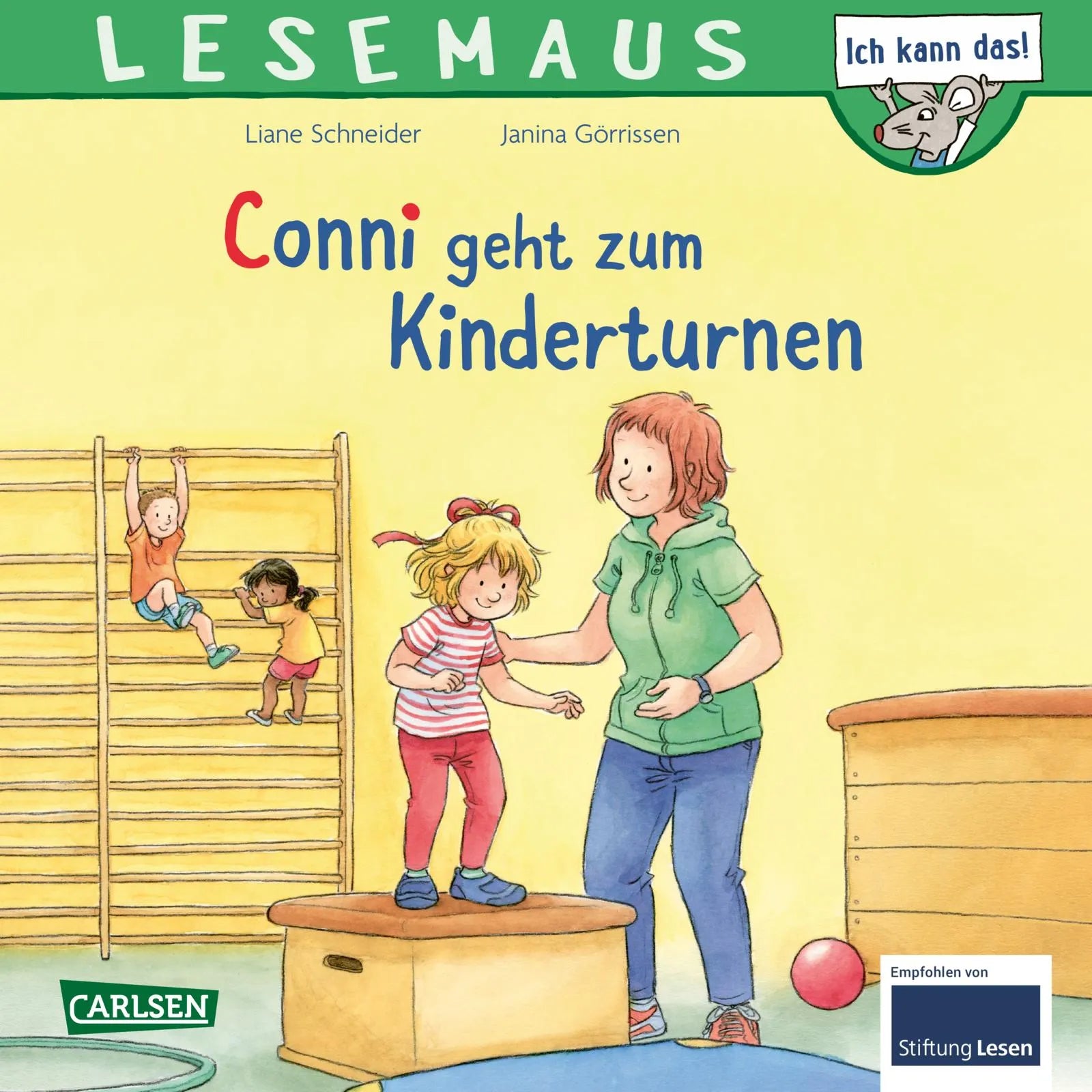 Buchcover von 'LESEMAUS 114: Conni geht zum Kinderturnen' - Taschenbuch von Liane Schneider