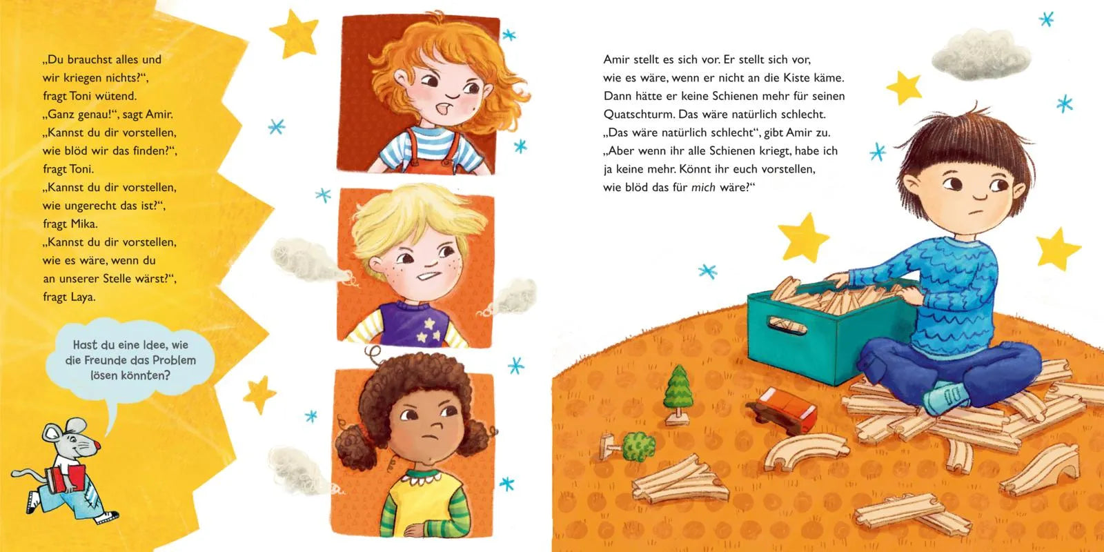 Produktansicht: LESEMAUS 124: Wir können das! Teilen und abwechseln (Taschenbuch)