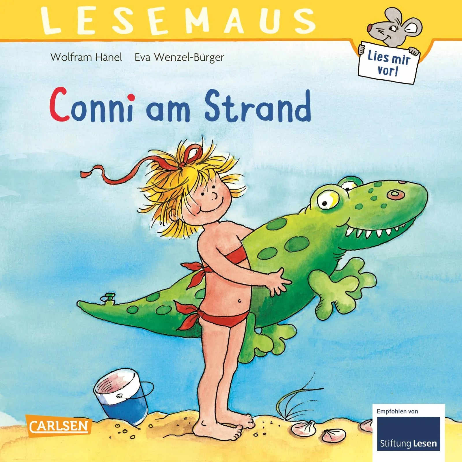 Buchcover von 'LESEMAUS 14: Conni am Strand' - Taschenbuch von Wolfram Hänel