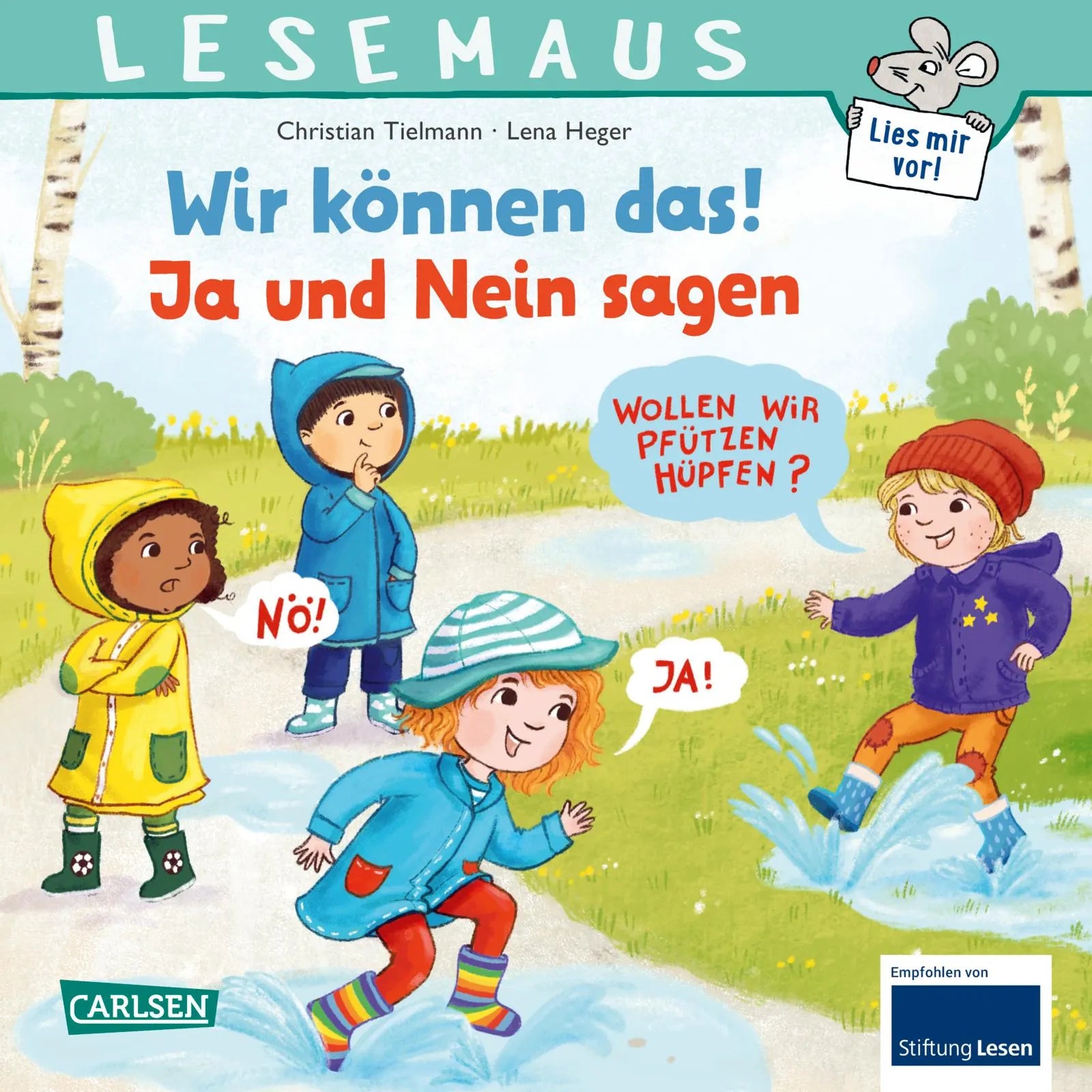 Buchcover von 'LESEMAUS 155: Wir können das! Ja und Nein sagen' - Taschenbuch von Christian Tielmann