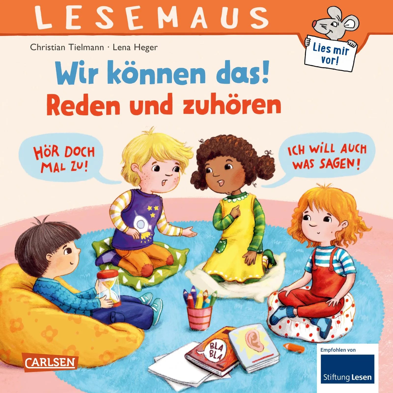 Buchcover von 'LESEMAUS 156: Wir können das! Reden und zuhören' - Taschenbuch von Christian Tielmann