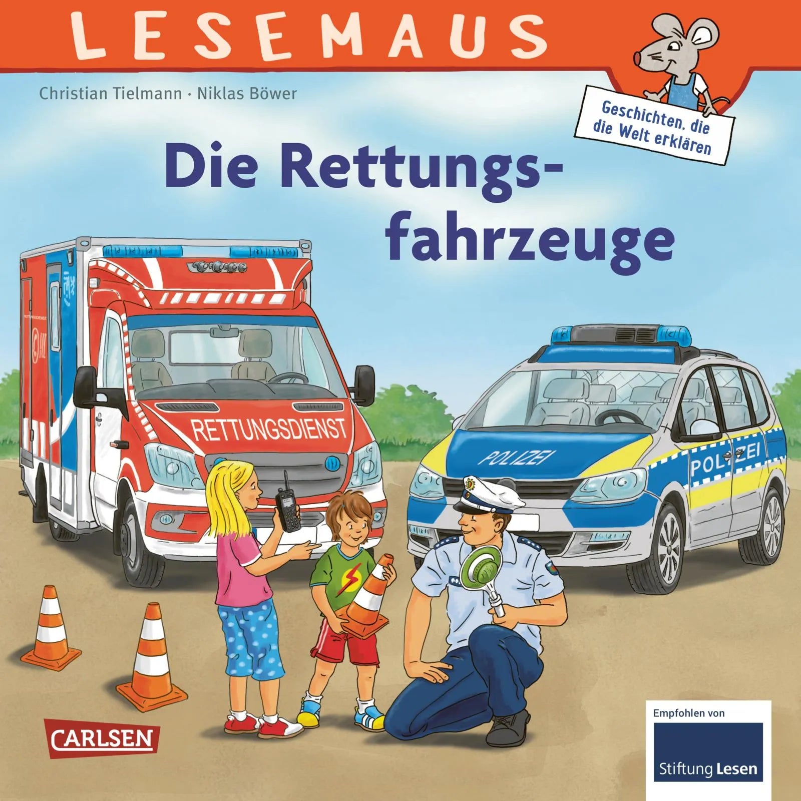 Buchcover von 'LESEMAUS 158: Die Rettungsfahrzeuge' - Taschenbuch von Christian Tielmann