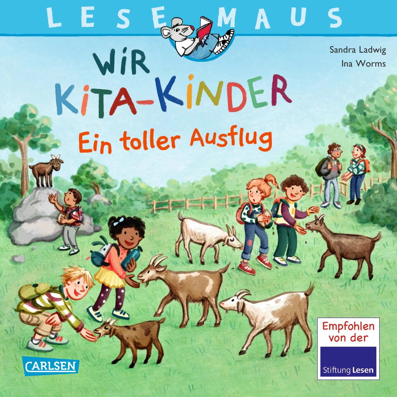 Buchcover von 'LESEMAUS 165: Wir KiTa-Kinder – Ein toller Ausflug' - Taschenbuch von Sandra Ladwig