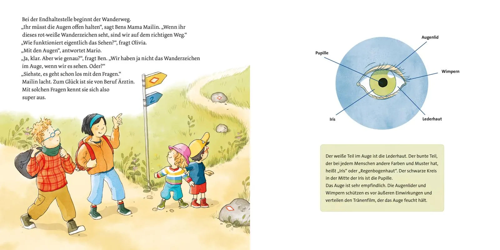Produktansicht: LESEMAUS 168: Unsere Körper – Sehen, Hören, Riechen (Taschenbuch)