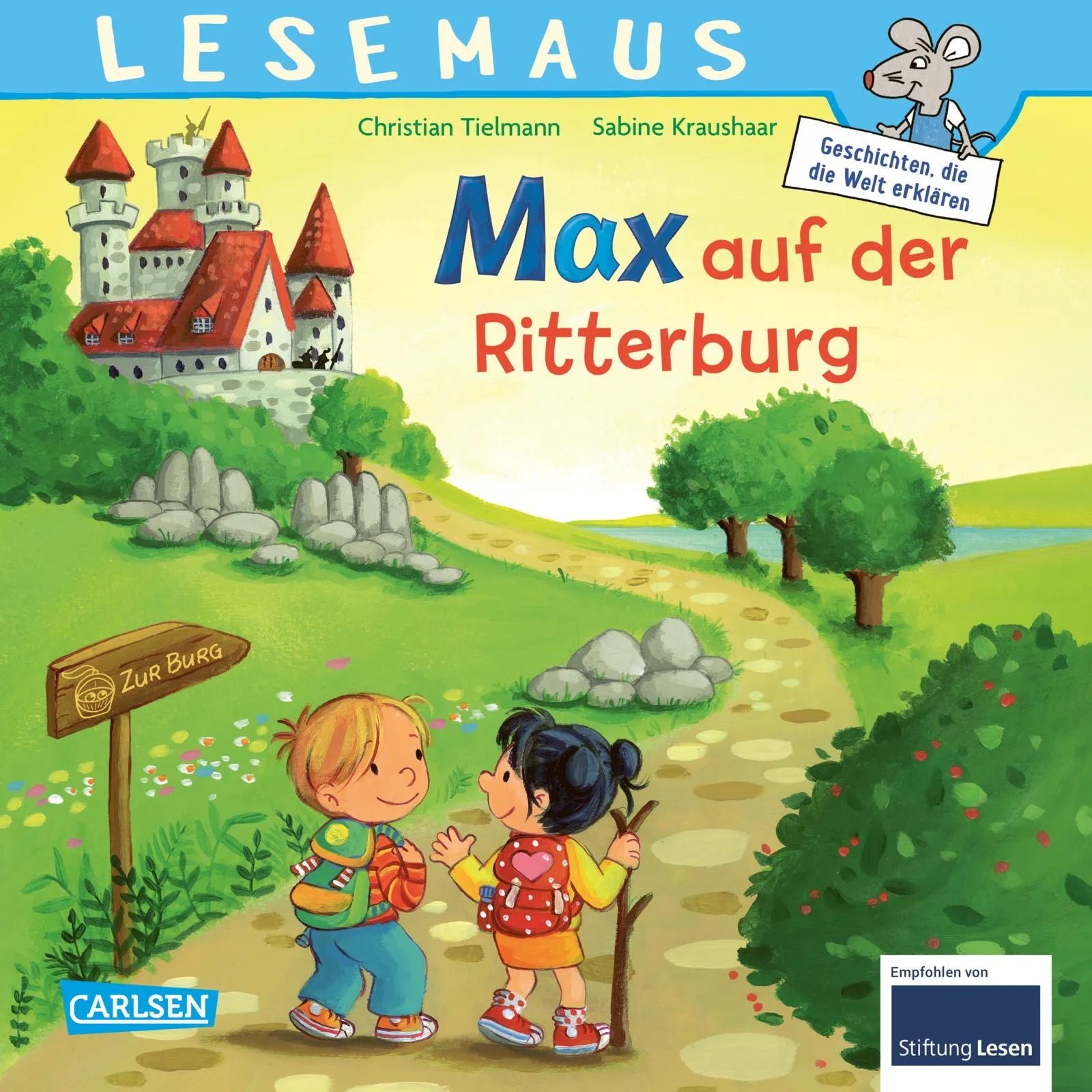 Buchcover von 'LESEMAUS 17: Max auf der Ritterburg' - Taschenbuch von Christian Tielmann
