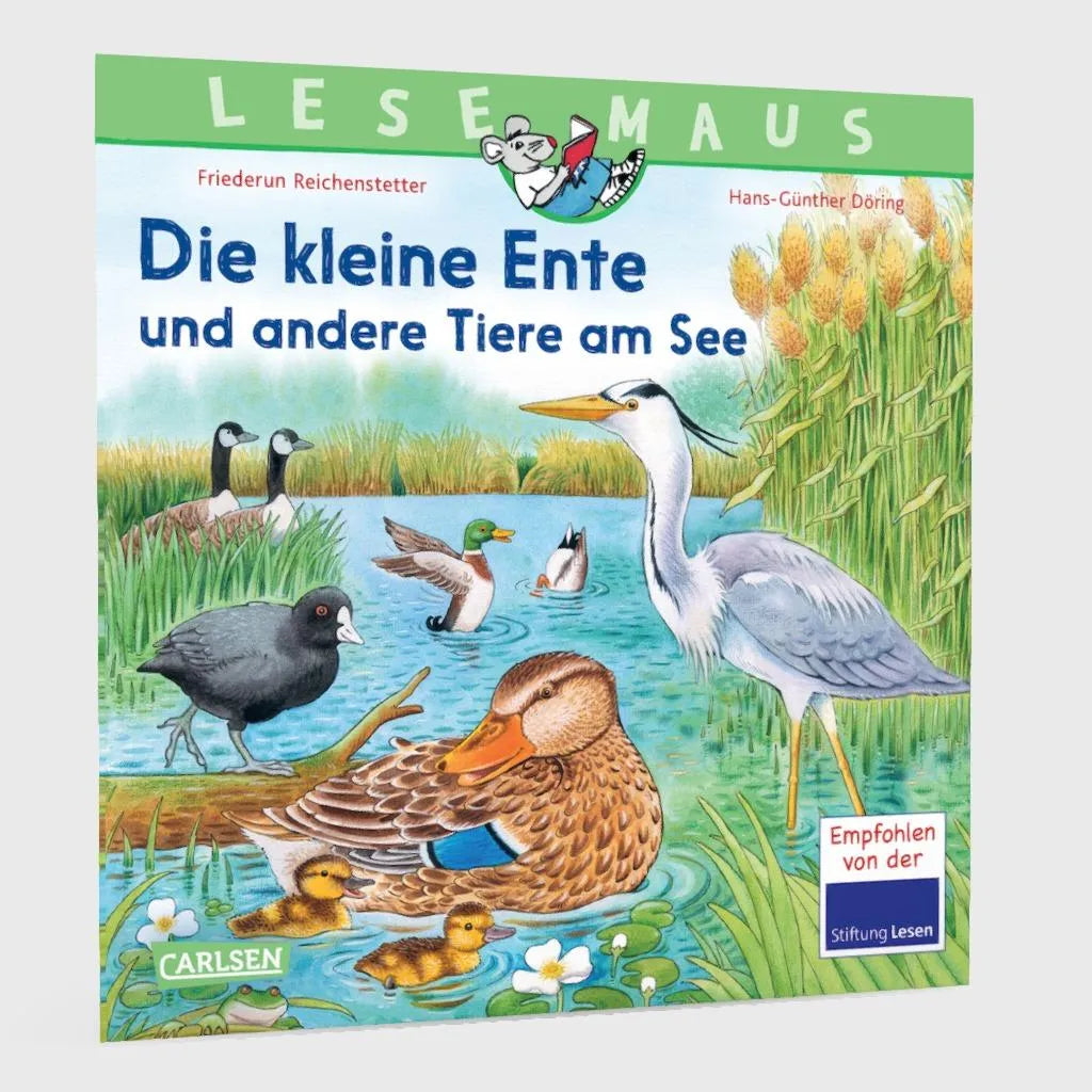 Abbildung von 'LESEMAUS 177: Die kleine Ente und andere Tiere am See'