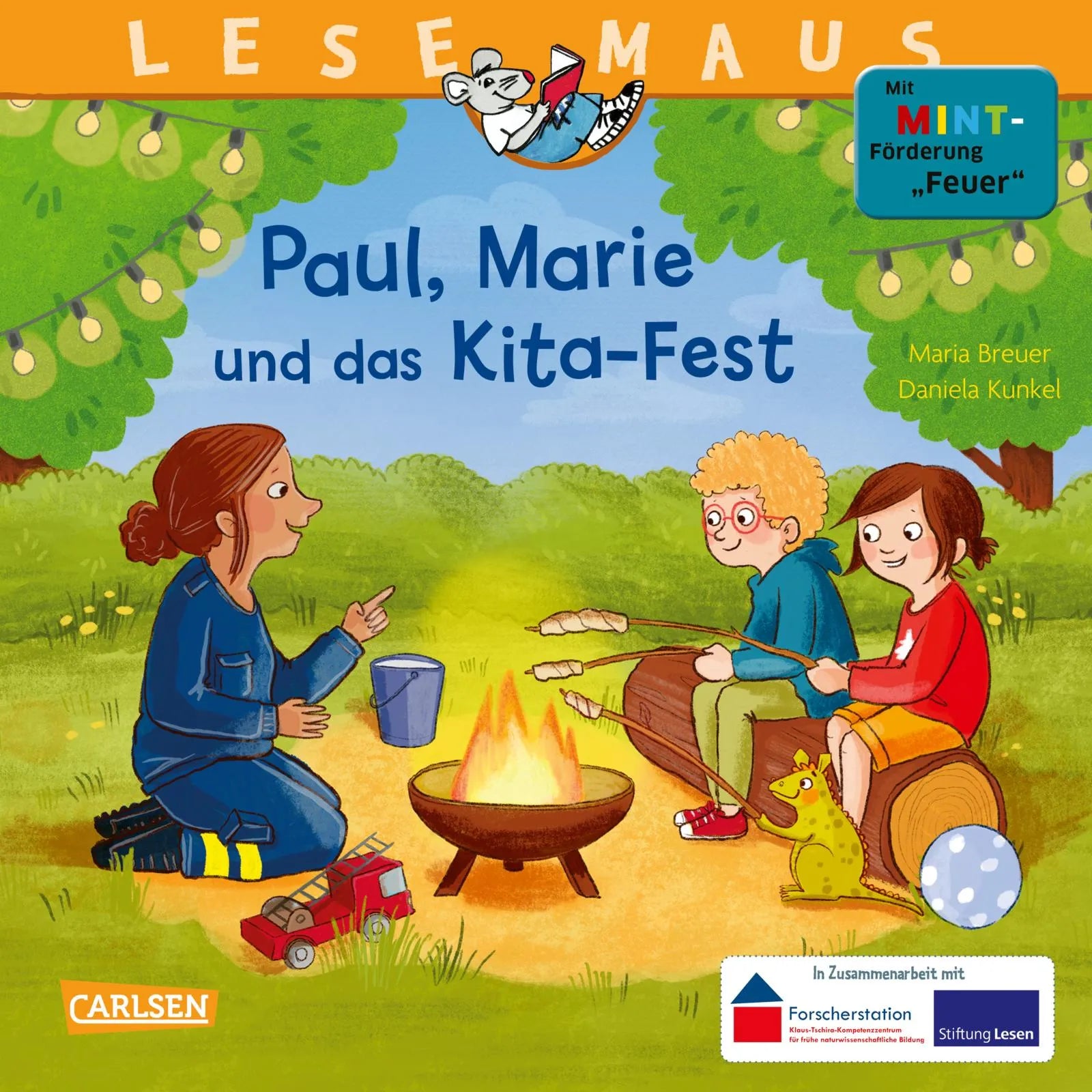 Buchcover von 'LESEMAUS 184: Paul, Marie und das Kita-Fest' - Taschenbuch von Maria Breuer