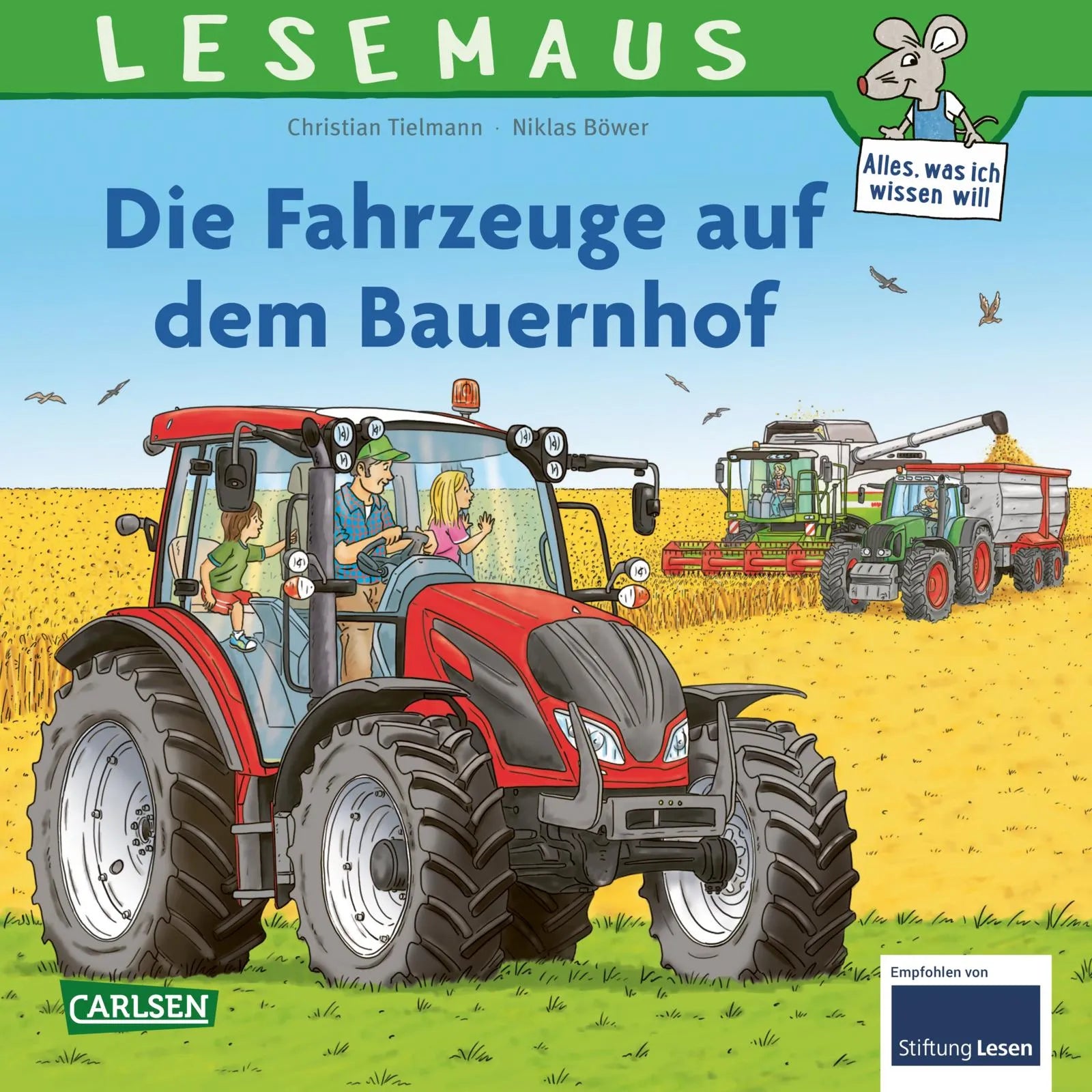 Buchcover von 'LESEMAUS 187: Die Fahrzeuge auf dem Bauernhof' - Taschenbuch von Christian Tielmann