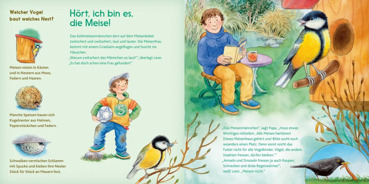 Detailansicht: LESEMAUS 195: Die kleine Meise und andere Vögel bei uns (Taschenbuch)