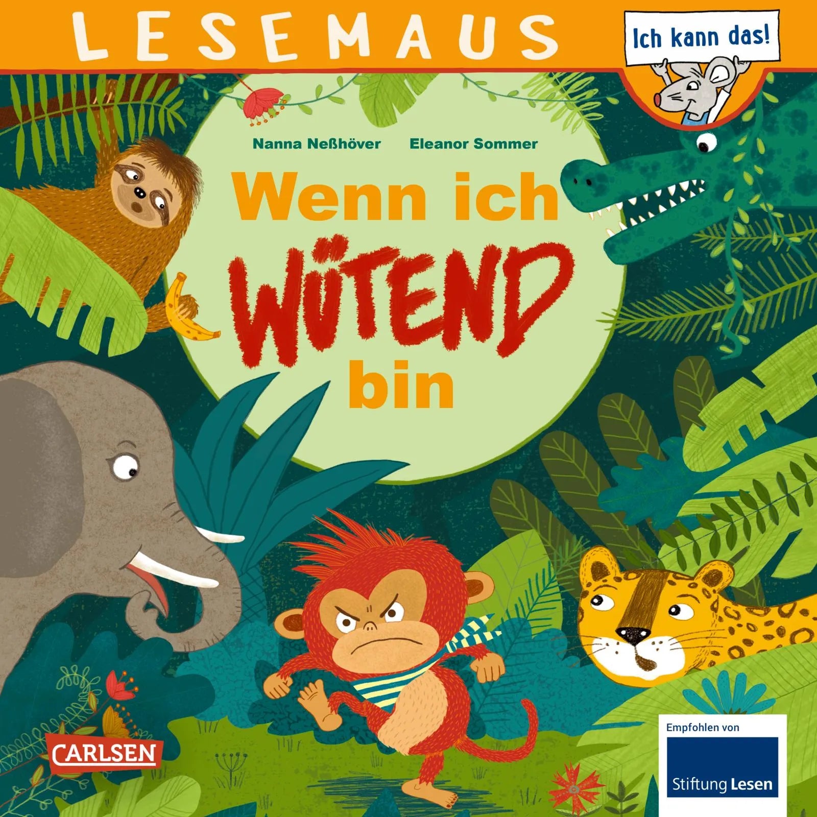 Cover: LESEMAUS 201: Wenn ich wütend bin (Taschenbuch) von Nanna Neßhöver