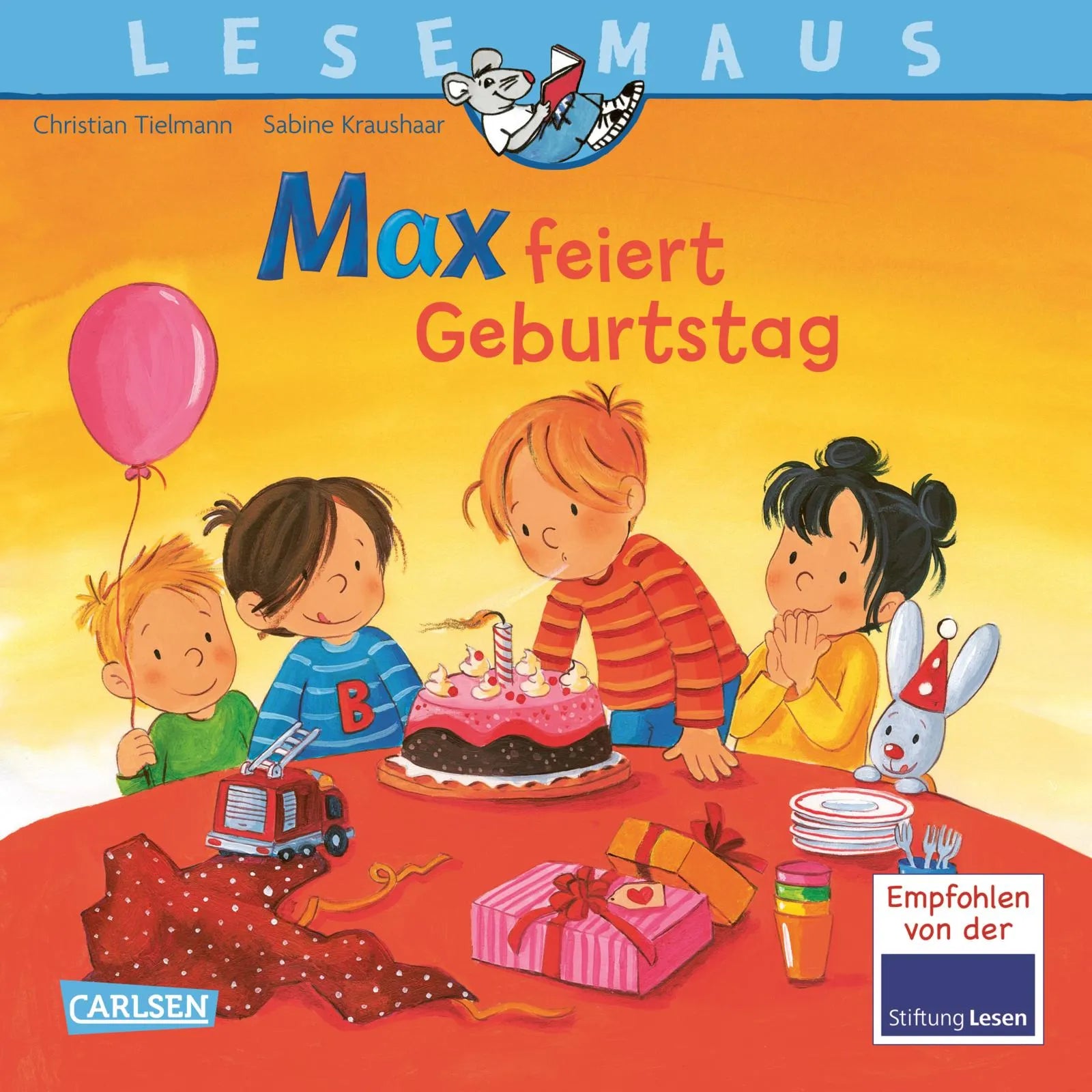 Buchcover von 'LESEMAUS 21: Max feiert Geburtstag' - Taschenbuch von Christian Tielmann