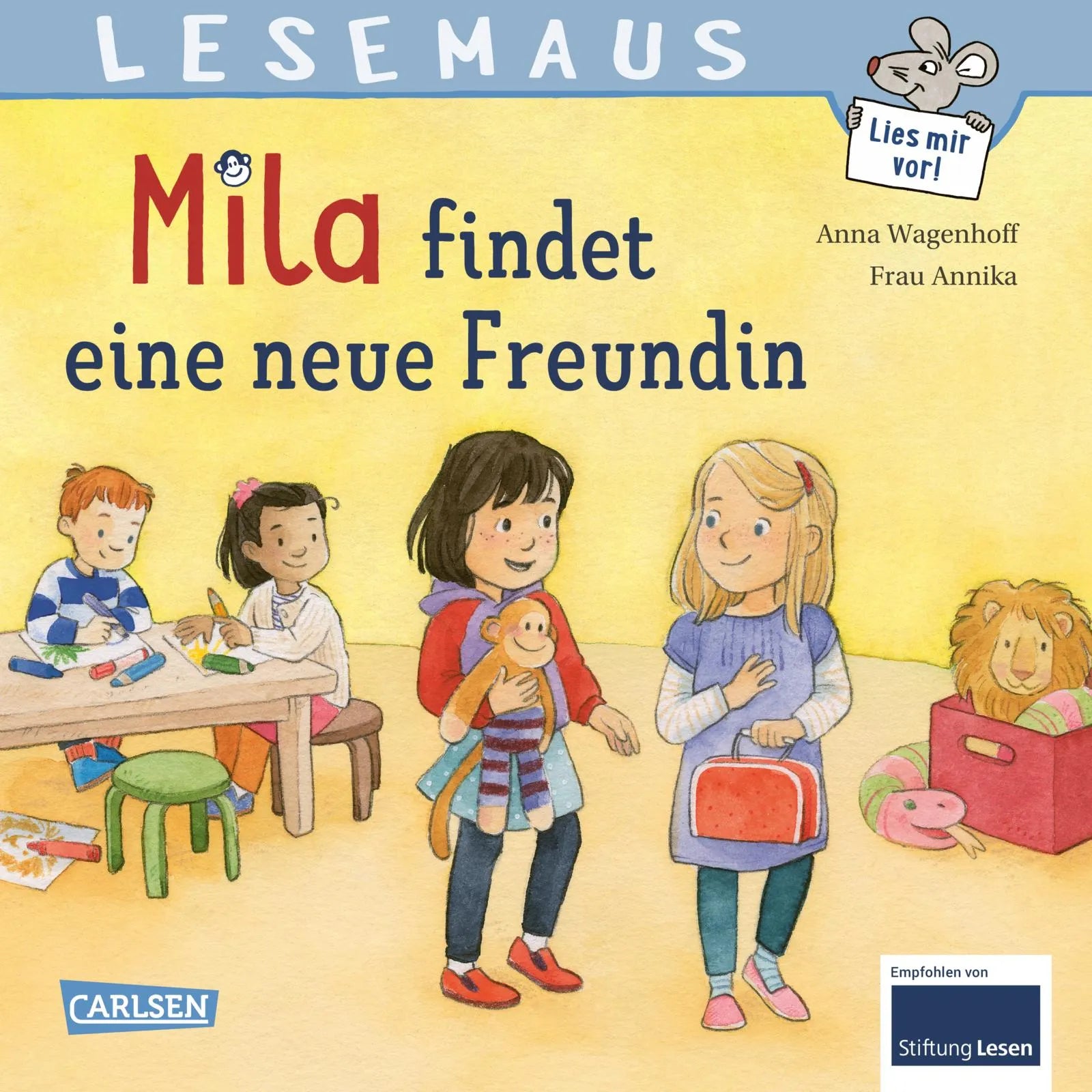 Buchcover von 'LESEMAUS 211: Mila findet eine neue Freundin' - Taschenbuch von Anna Wagenhoff
