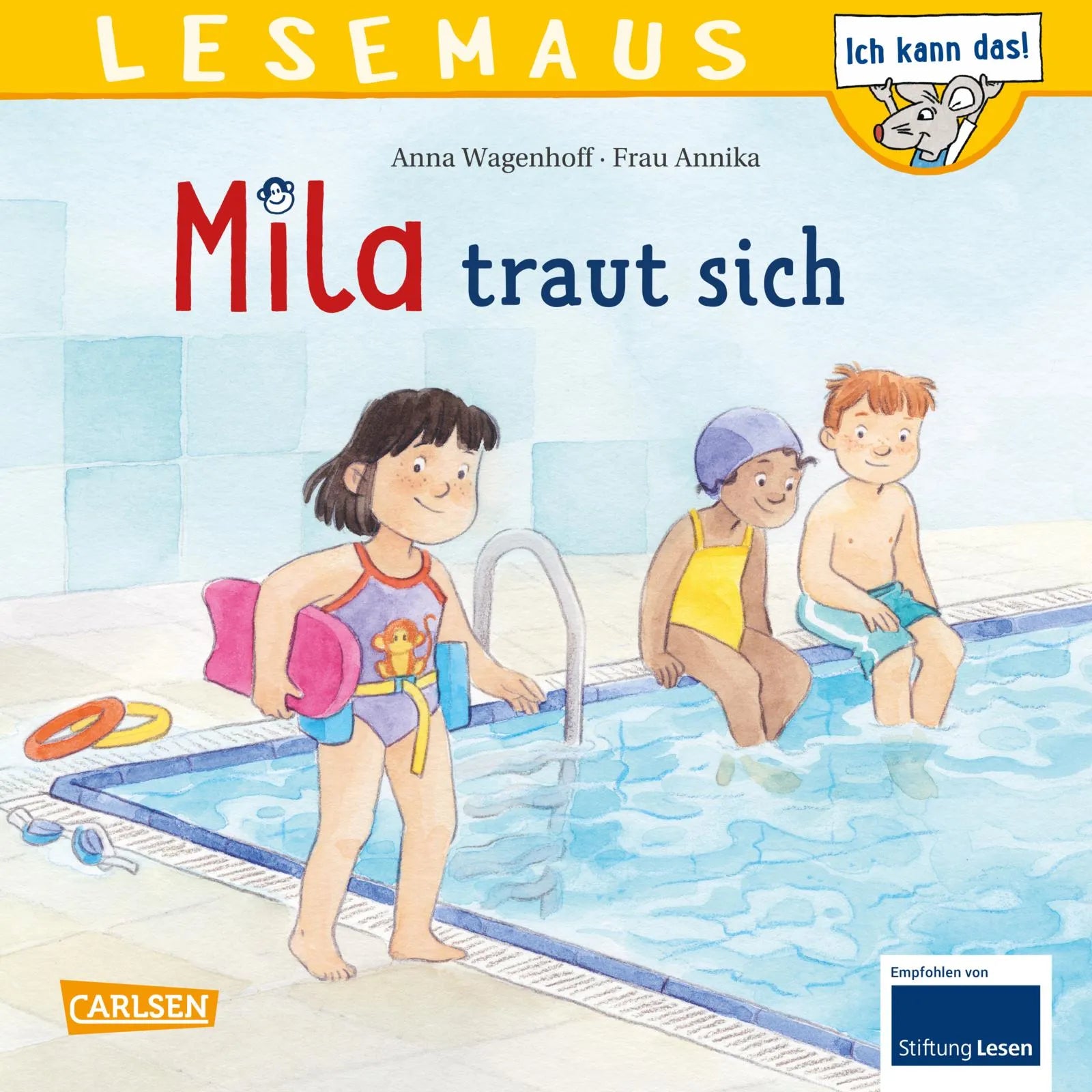Buchcover von 'LESEMAUS 214: Mila traut sich' - Taschenbuch von Anna Wagenhoff