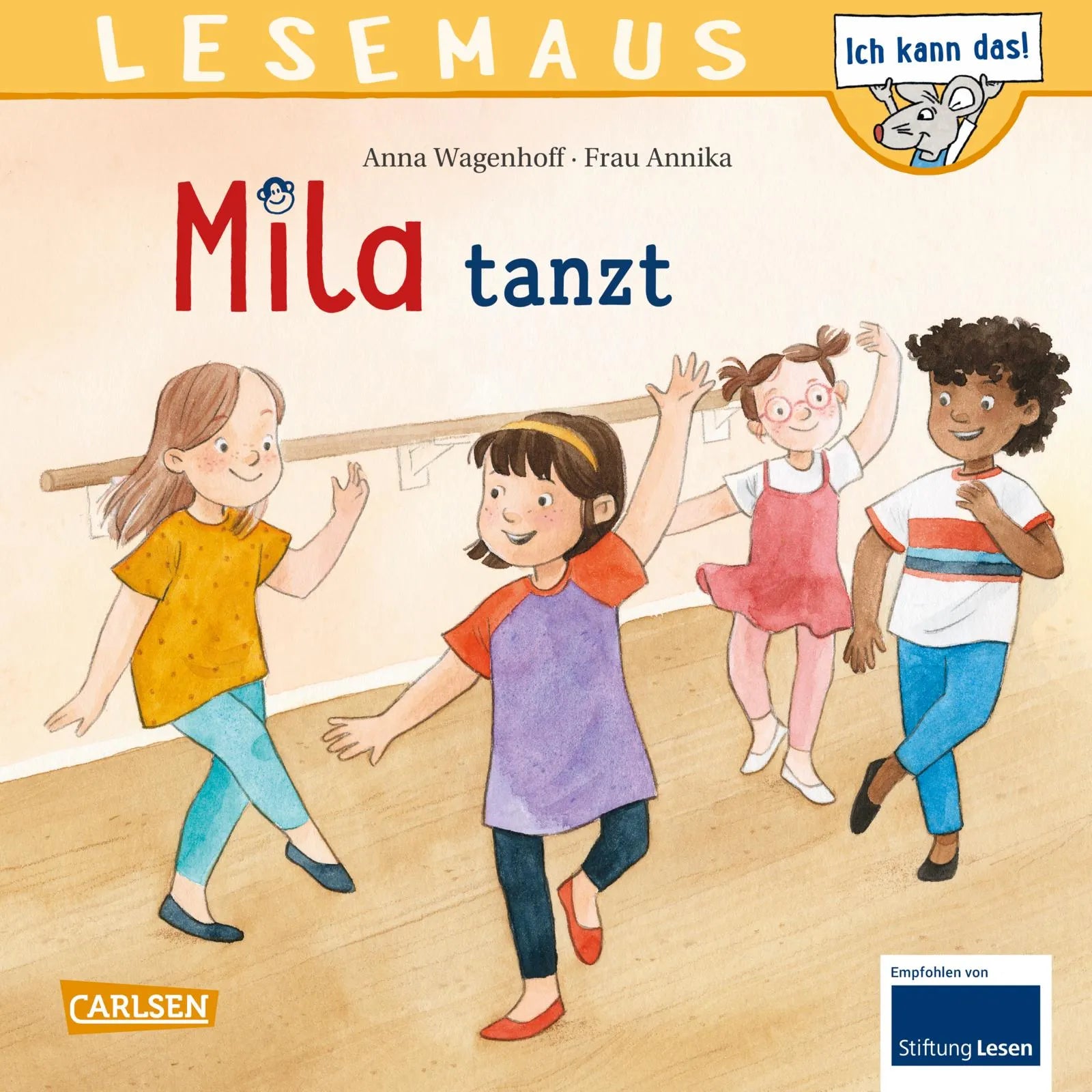 Buchcover von 'LESEMAUS 215: Mila tanzt' - Taschenbuch von Anna Wagenhoff