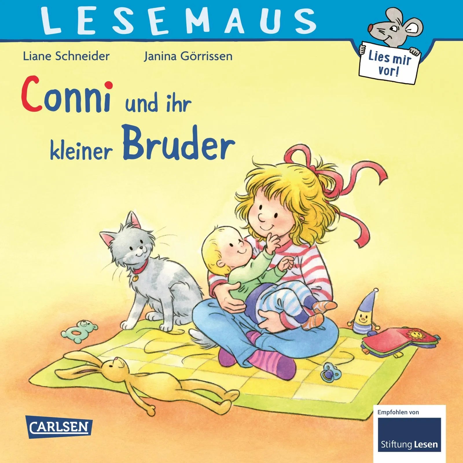 Buchcover von 'LESEMAUS 23: Conni und ihr kleiner Bruder' - Taschenbuch von Liane Schneider