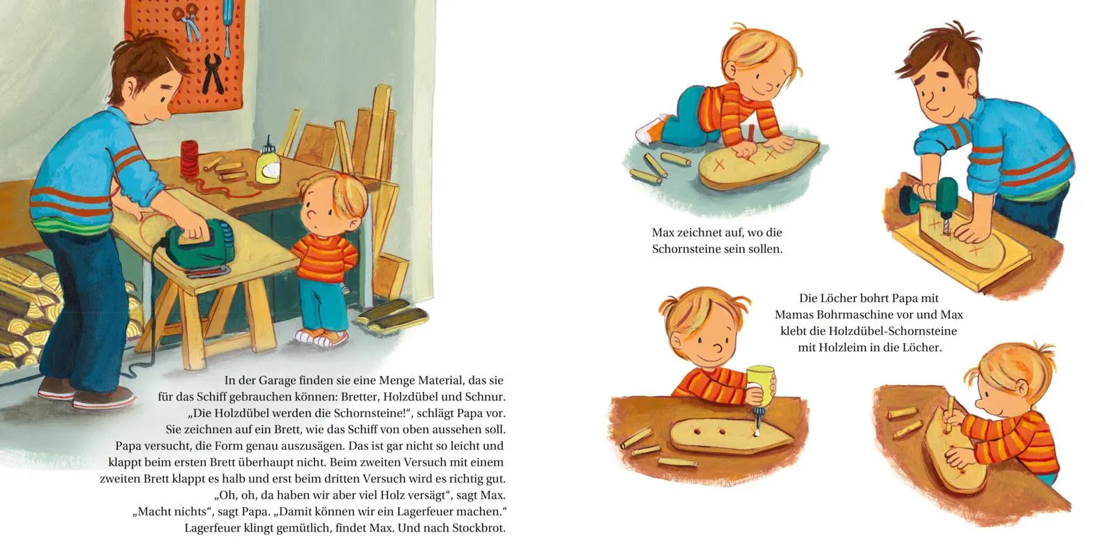 Detailansicht: LESEMAUS 37: Max und das Papa-Wochenende (Taschenbuch)
