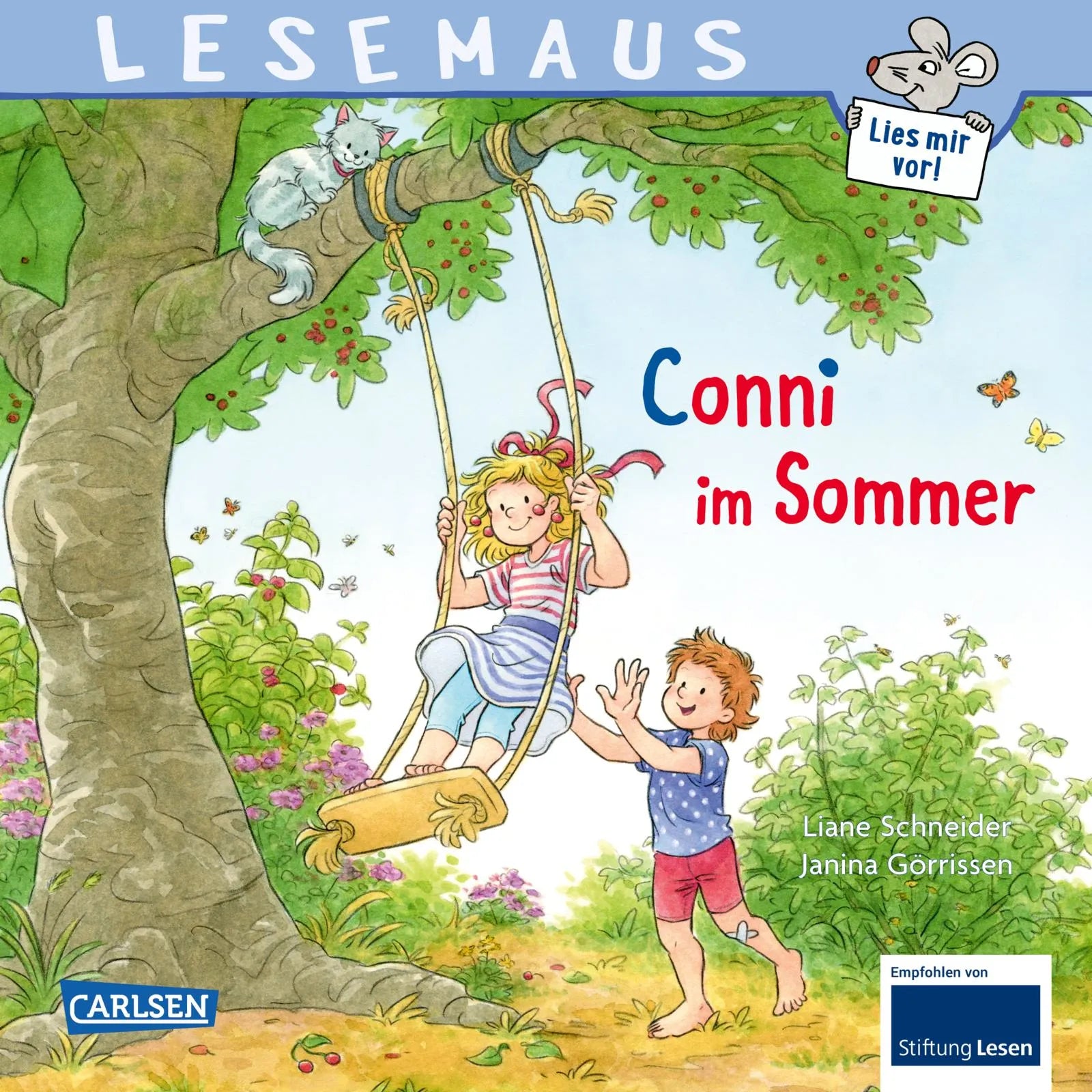 Buchcover von 'LESEMAUS 42: Conni im Sommer' - Taschenbuch von Liane Schneider