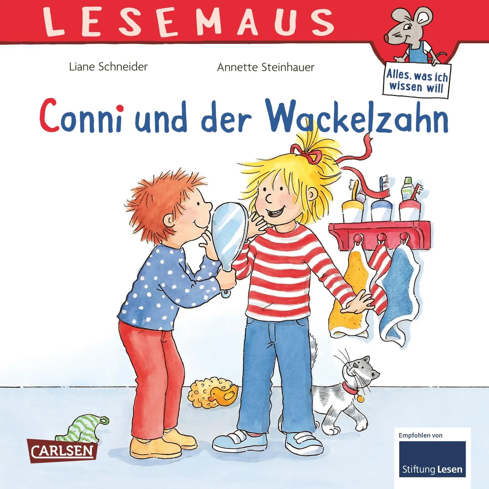 Buchcover von 'LESEMAUS 44: Conni und der Wackelzahn' - Taschenbuch von Liane Schneider