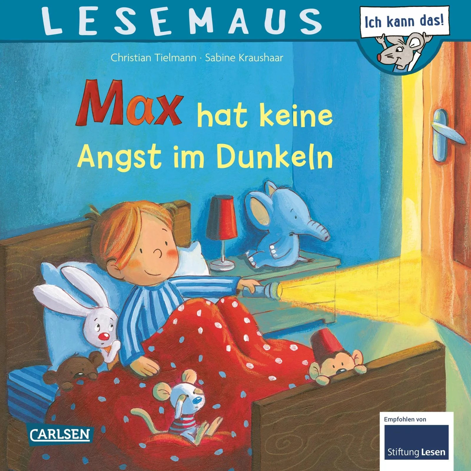 Buchcover von 'LESEMAUS 5: Max hat keine Angst im Dunkeln' - Taschenbuch von Christian Tielmann