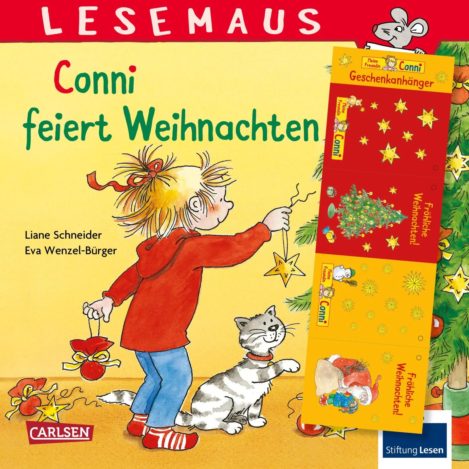 Buchcover von 'LESEMAUS 58: Conni feiert Weihnachten' - Taschenbuch von Liane Schneider