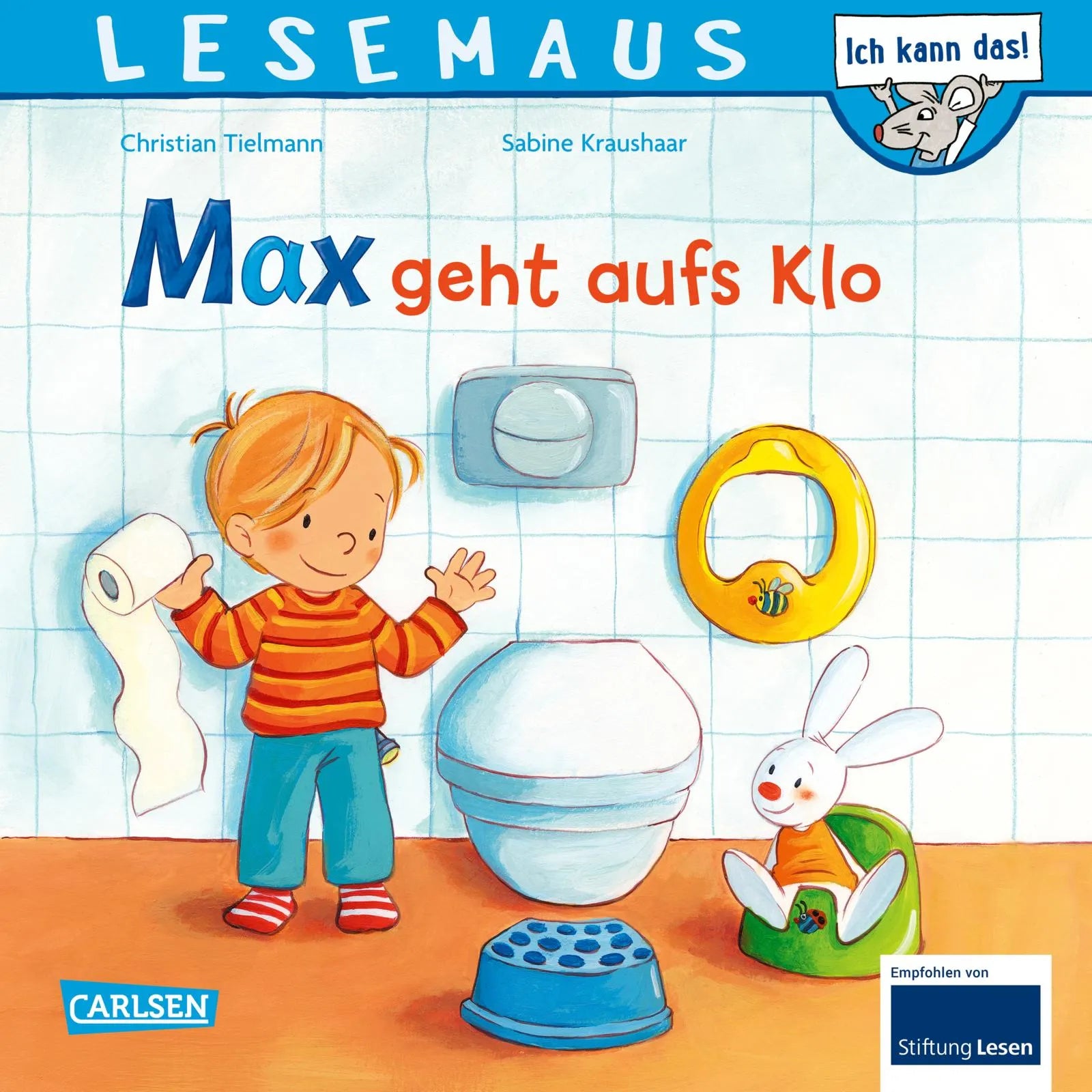 Buchcover von 'LESEMAUS 61: Max geht aufs Klo' - Taschenbuch von Christian Tielmann