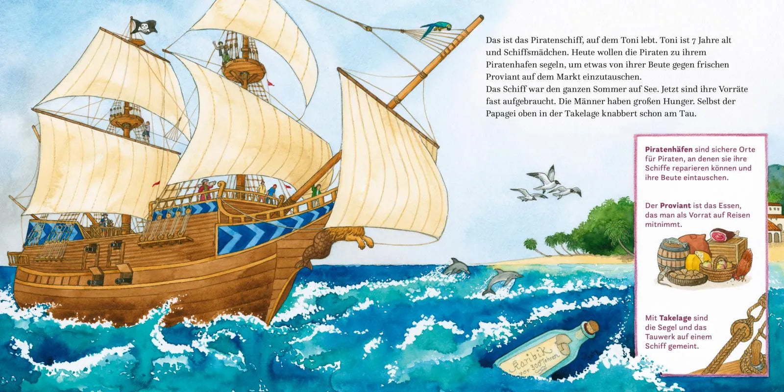 Rebecca Hause - LESEMAUS 68: Ein Tag bei den Piraten