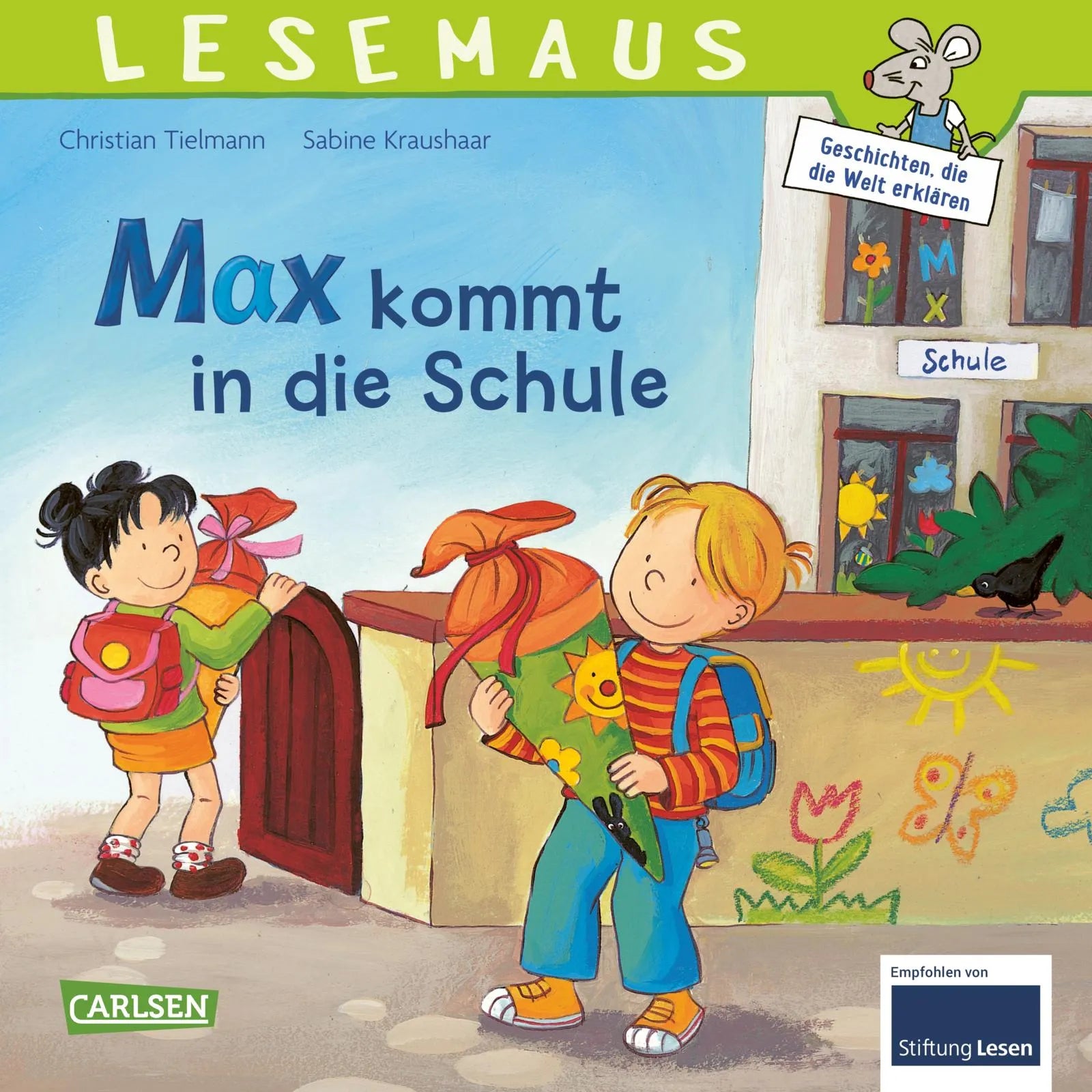 Buchcover von 'LESEMAUS 70: Max kommt in die Schule' - Taschenbuch von Christian Tielmann