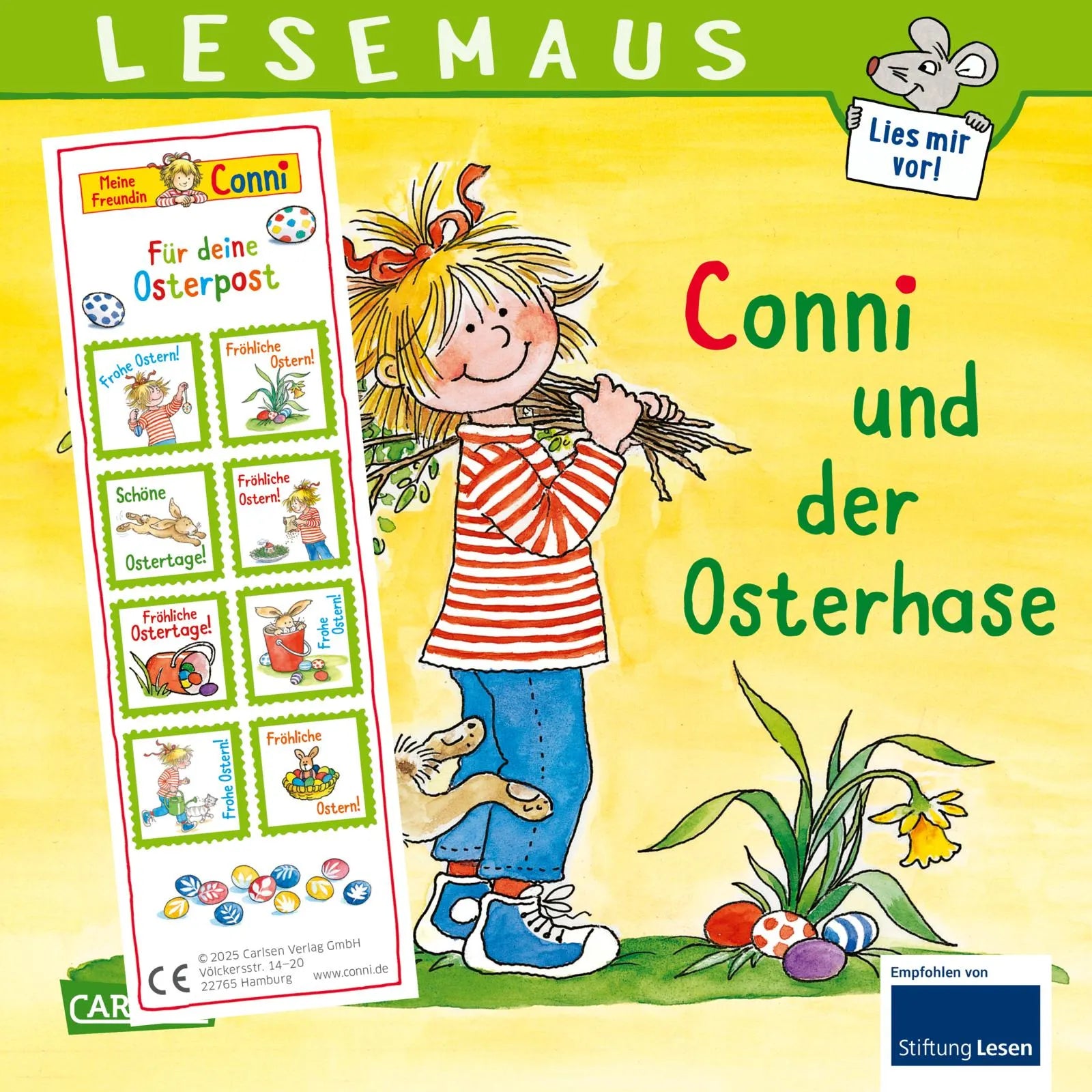 Buchcover von 'LESEMAUS 77: Conni und der Osterhase' - Taschenbuch von Liane Schneider