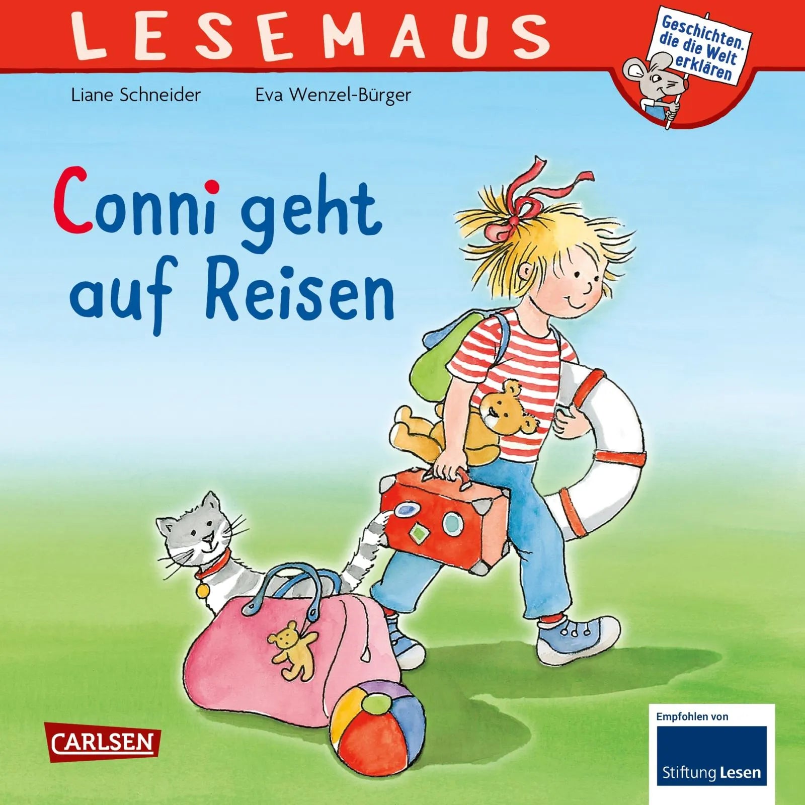 Buchcover von 'LESEMAUS 79: Conni geht auf Reisen' - Taschenbuch von Liane Schneider