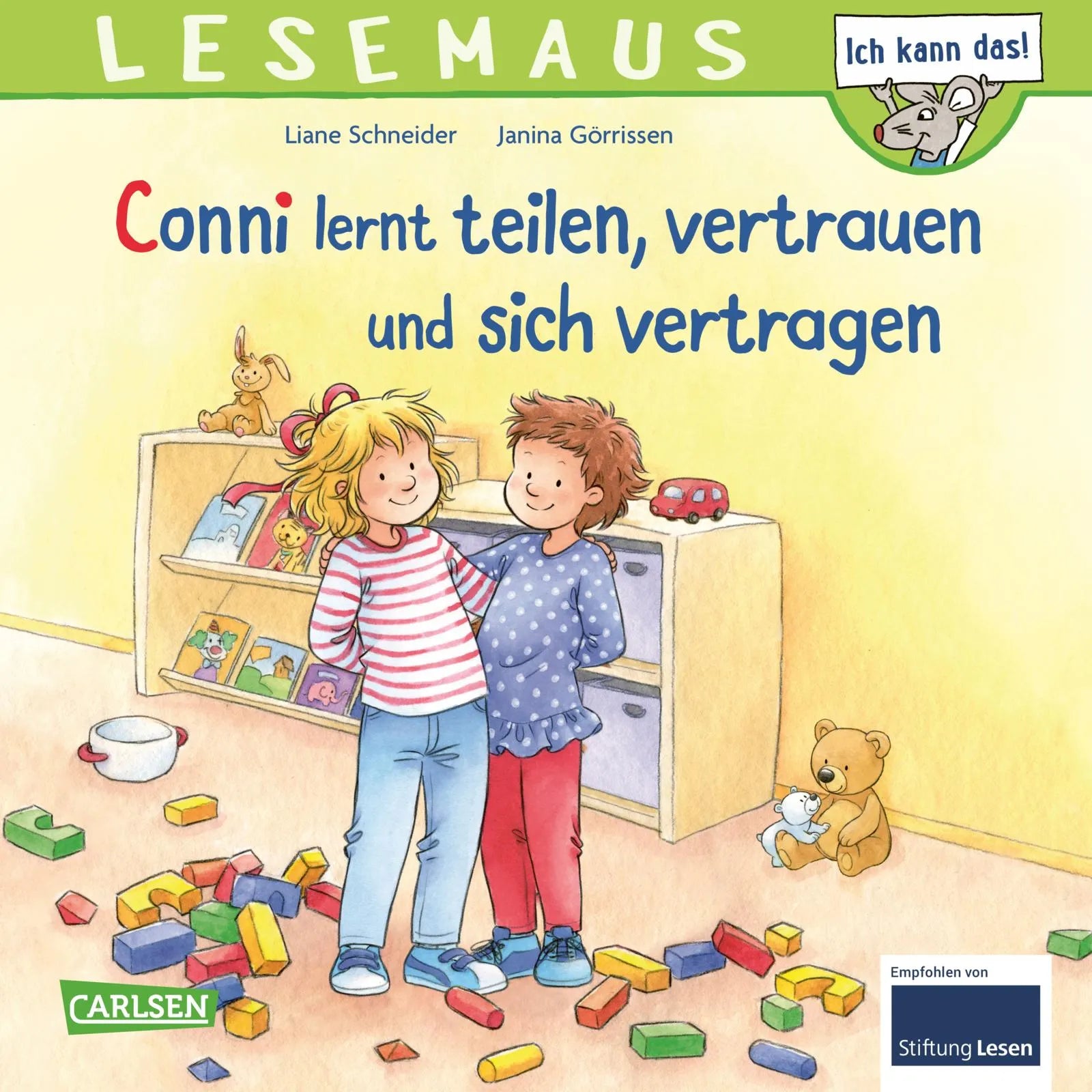 Buchcover von 'LESEMAUS 97: Conni lernt teilen, vertrauen und sich vertragen' - Taschenbuch von Liane Schneider
