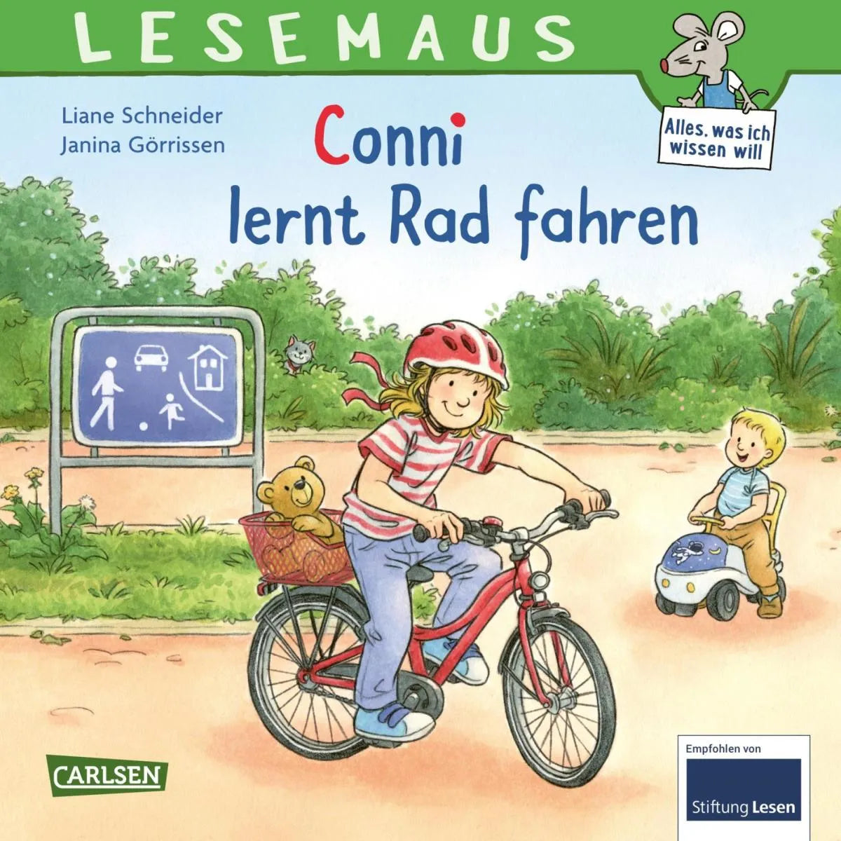 Cover: LESEMAUS: Conni lernt Rad fahren (E-Book) von Liane Schneider