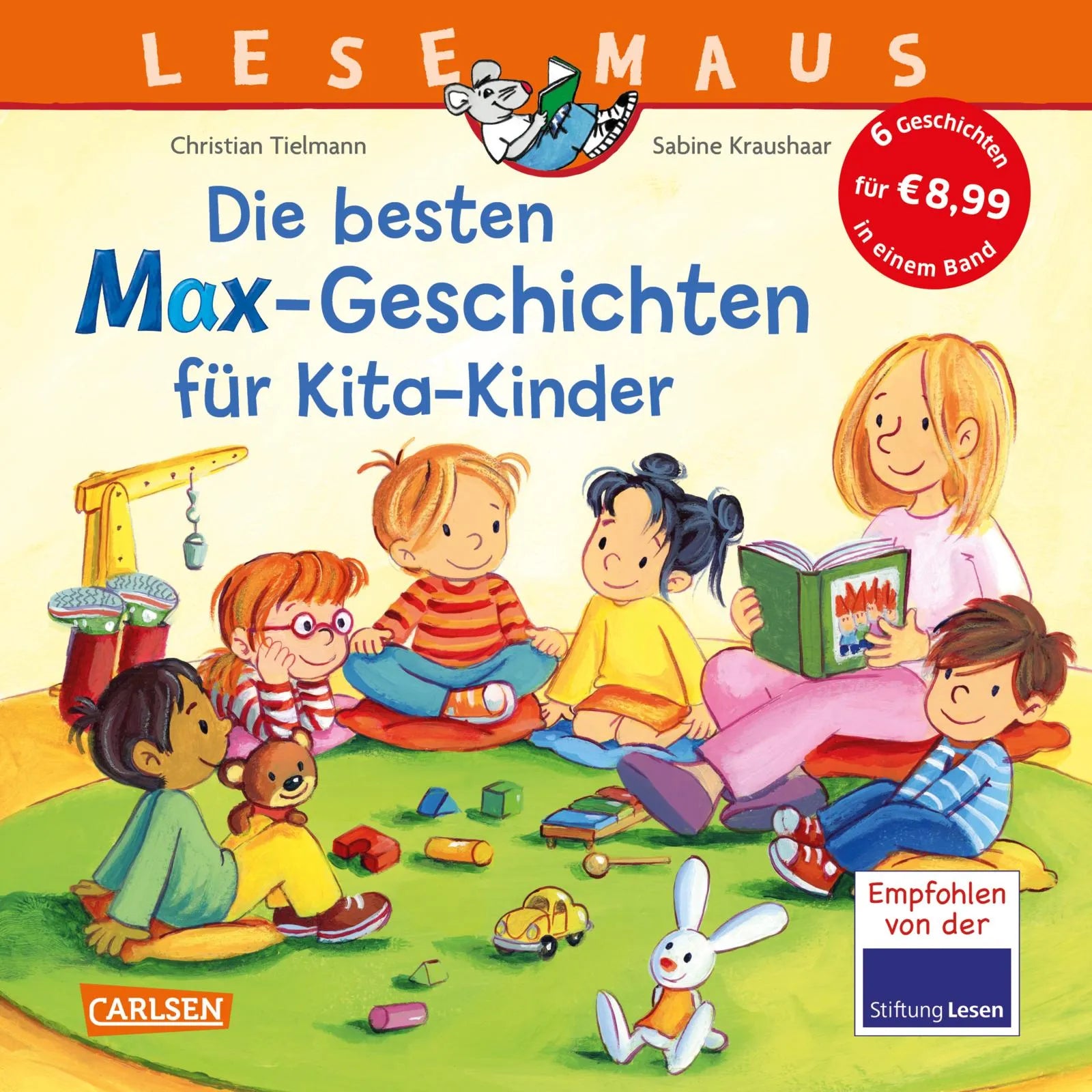 Buchcover von 'LESEMAUS Sonderbände: Die besten MAX-Geschichten für Kita-Kinder' - Gebundene Ausgabe von Christian Tielmann