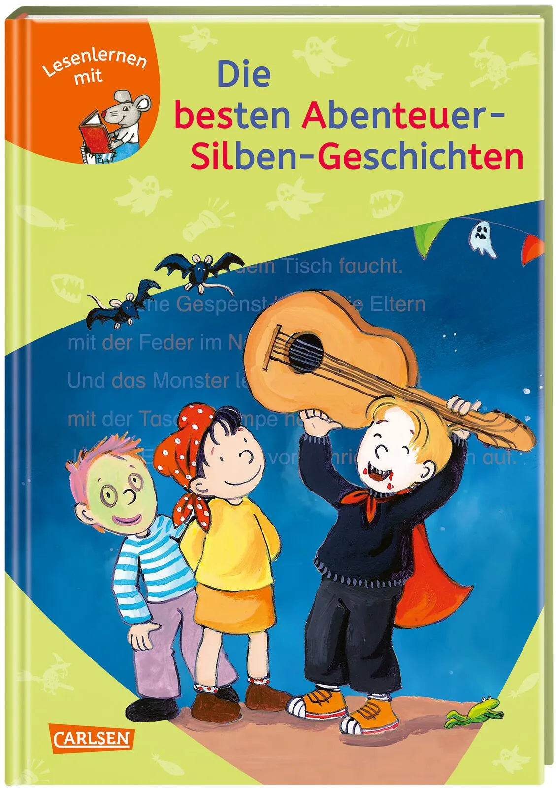Buchcover von 'LESEMAUS zum Lesenlernen Sammelbände: Die besten Abenteuer-Silben-Geschichten' - Gebundene Ausgabe von Manuela Mechtel