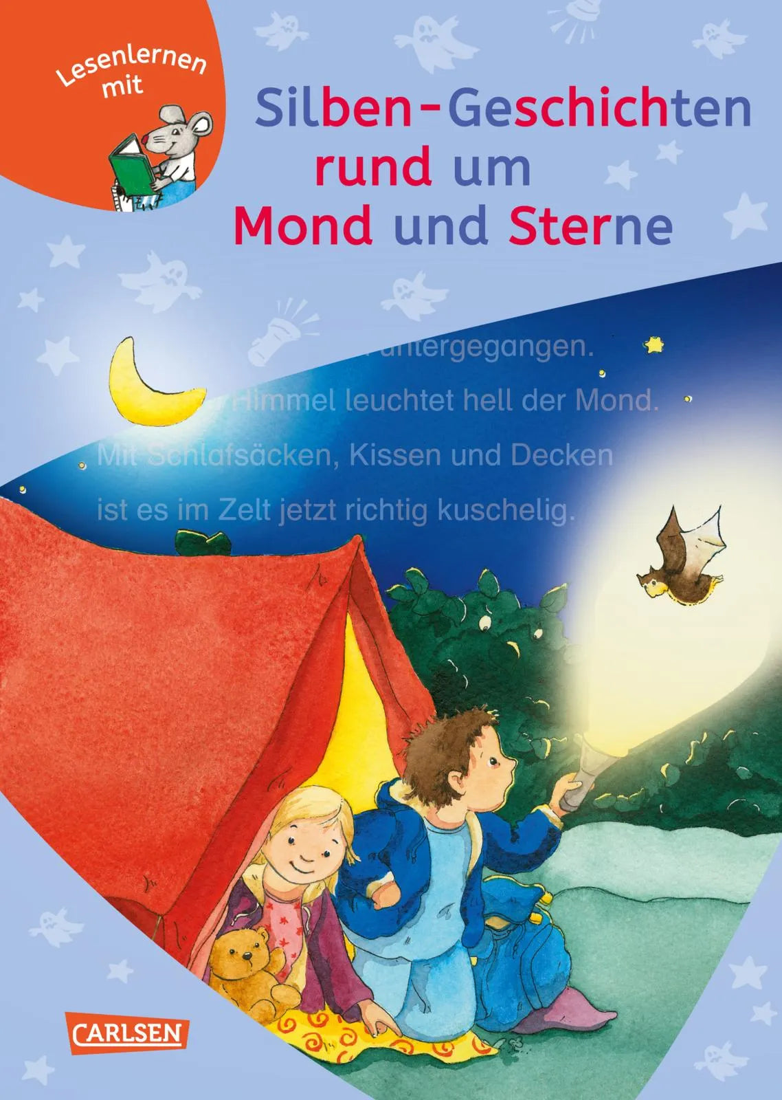 Buchcover von 'LESEMAUS zum Lesenlernen Sammelbände: Silben-Geschichten rund um Mond und Sterne' - Gebundene Ausgabe von Antje Schwenker