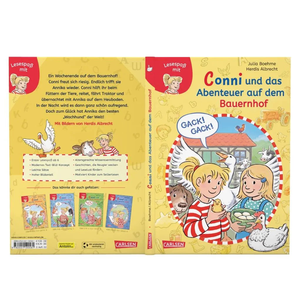 Julia Boehme - Lesen lernen mit Conni: Conni und das Abenteuer auf dem Bauernhof