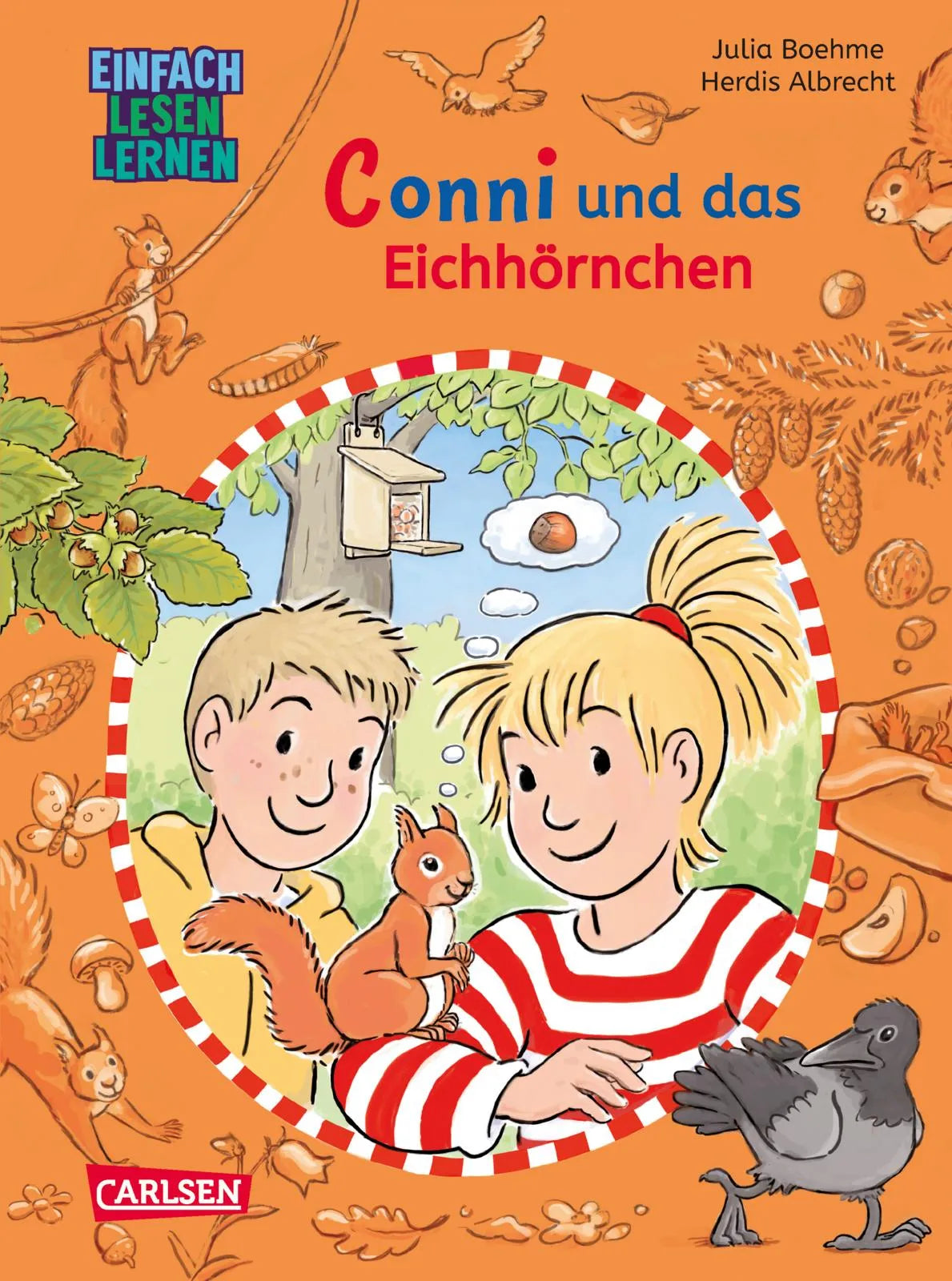 Buchcover von 'Lesen lernen mit Conni: Conni und das Eichhörnchen' - Gebundene Ausgabe von Julia Boehme