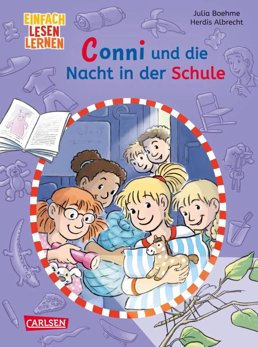 Cover: Lesen lernen mit Conni: Conni und die Nacht in der Schule (E-Book) von Julia Boehme