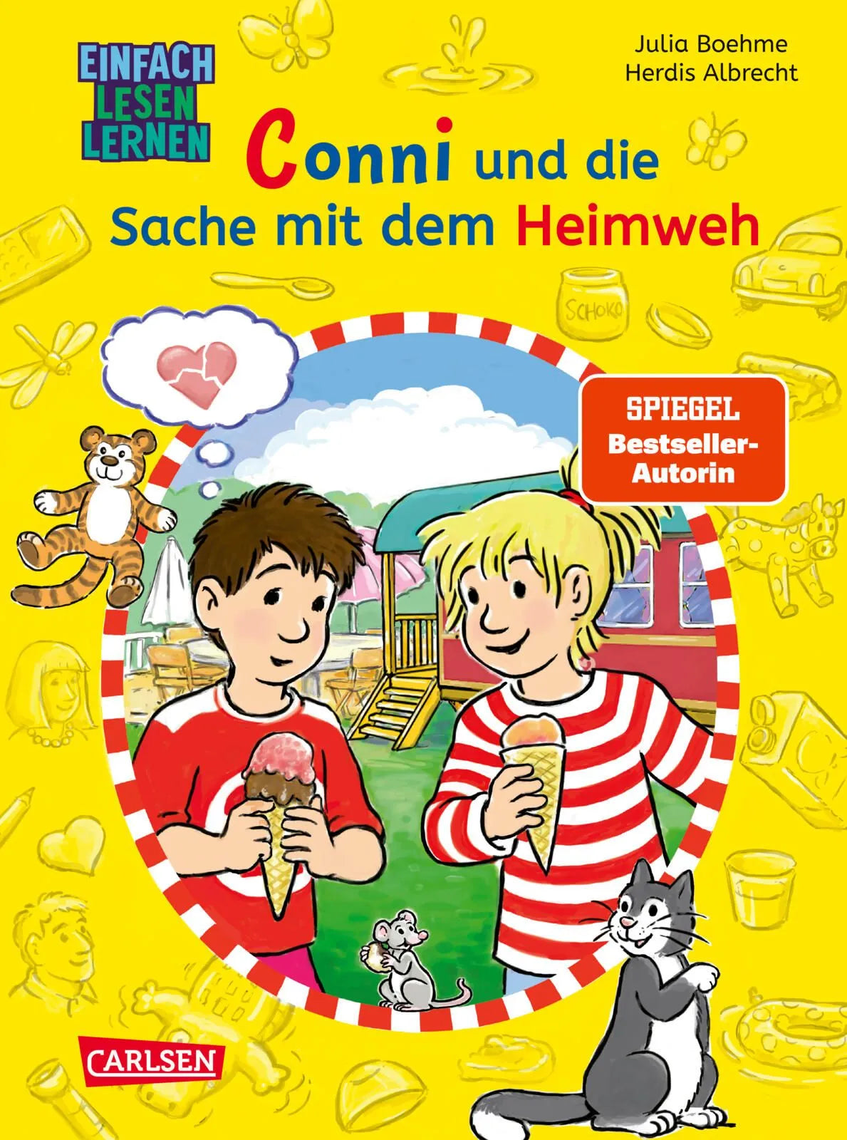 Cover: Lesen lernen mit Conni: Conni und die Sache mit dem Heimweh (Hardcover) von Julia Boehme