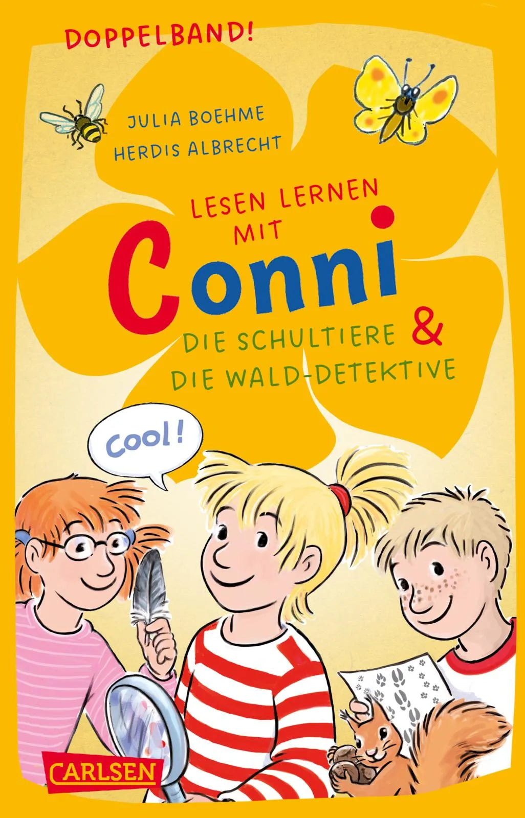 Buchcover von 'Lesen lernen mit Conni: Doppelband. Enthält die Bände: Conni und die Schultiere / Conni und die Wald-Detektive' - Taschenbuch von Julia Boehme