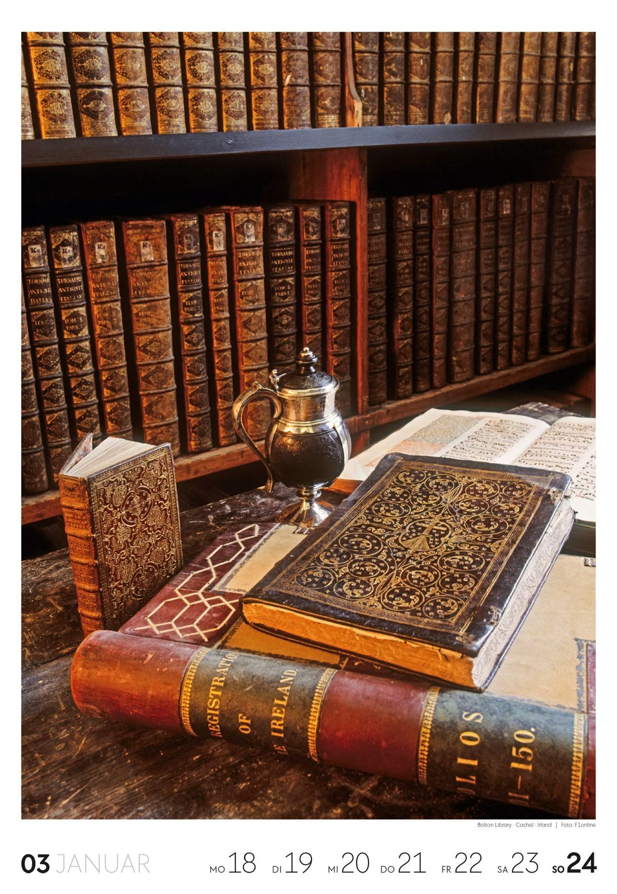 Lesen Wochenkalender 2027 – Ansicht