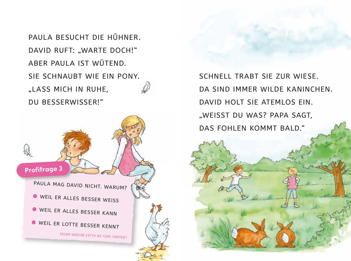 Detailansicht: Leseprofis – GROSSBUCHSTABEN: EIN FOHLEN NAMENS SCHNUPPE, 1. Klasse (Hardcover)