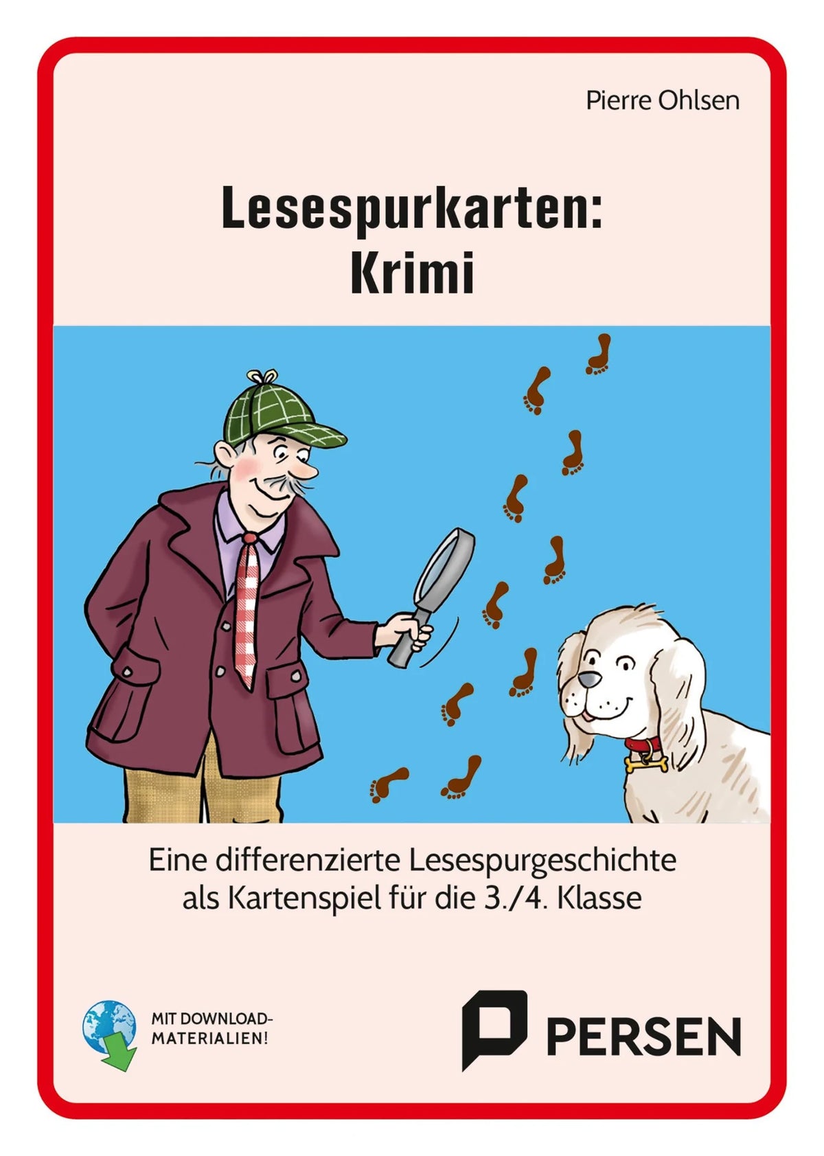Krimispiel: Lesespurkarten: Krimi