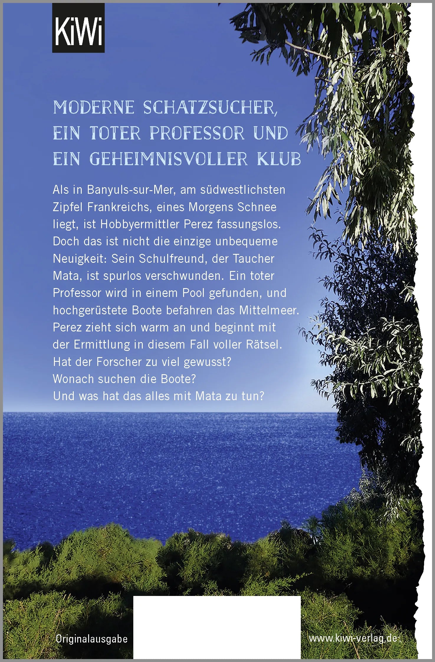 Buchrückseite von 'Letzte Fahrt' mit Klappentext - Taschenbuch