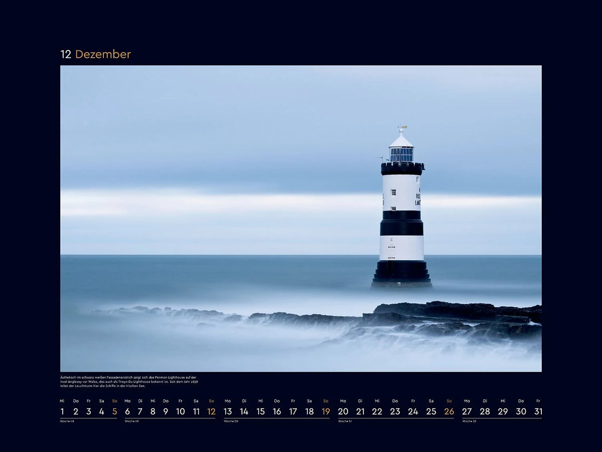 Leuchttürme - KUNTH Wandkalender 2027 – Ansicht