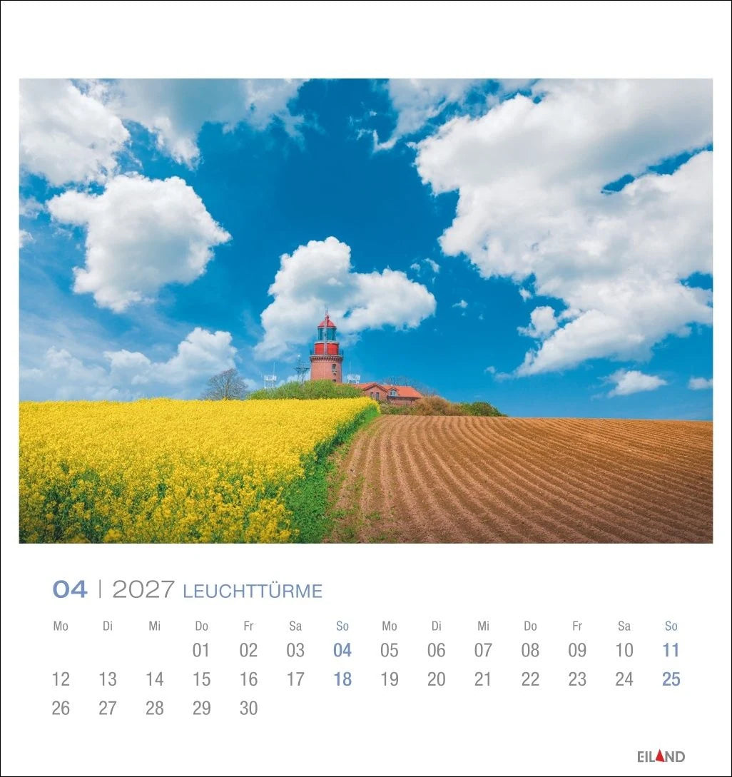 Leuchttürme Postkartenkalender 2027 - Leuchten des Nordens – Ansicht