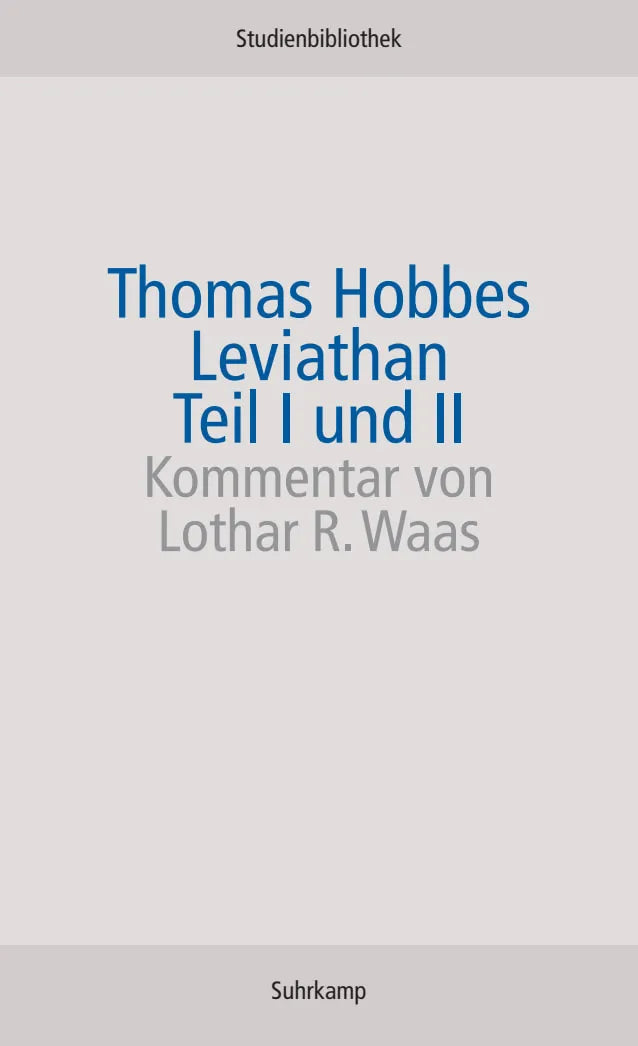 Buchcover von 'Leviathan' - Taschenbuch von Thomas Hobbes