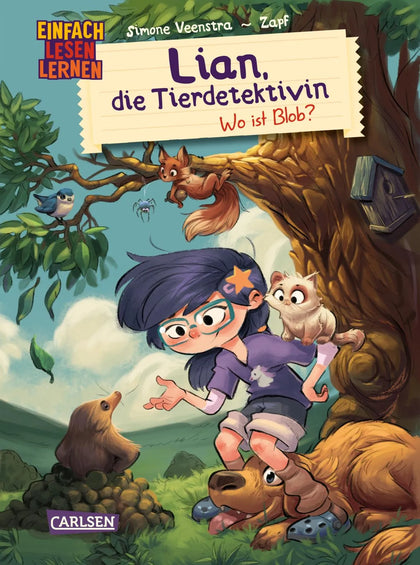 Buchcover von 'Lian, die Tierdetektivin 2: Wo ist Blob?' - Gebundene Ausgabe von Simone Veenstra