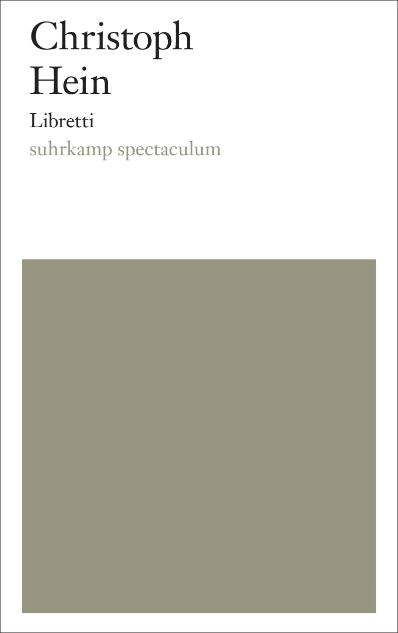 Buchcover von 'Libretti' - Taschenbuch von Christoph Hein