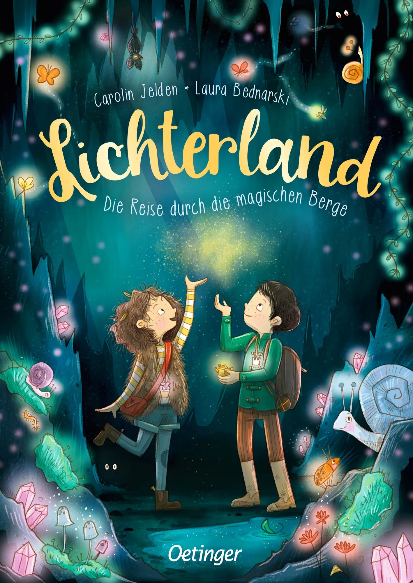 Buchcover von 'Lichterland 2. Die Reise durch die magischen Berge' - Gebundene Ausgabe von Carolin Jelden
